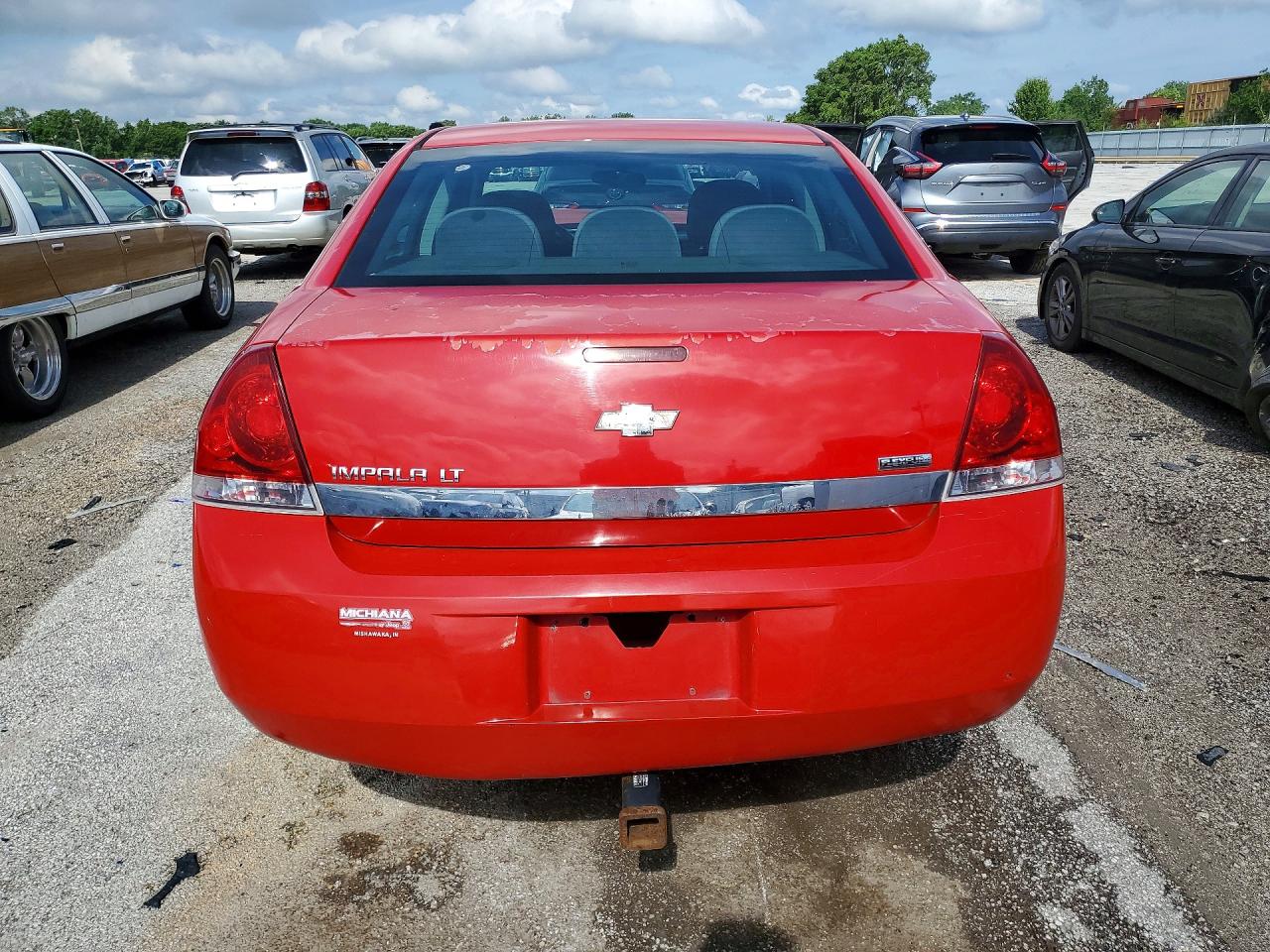 2011 Chevrolet Impala Lt Red vin: 2G1WG5EK1B1129278