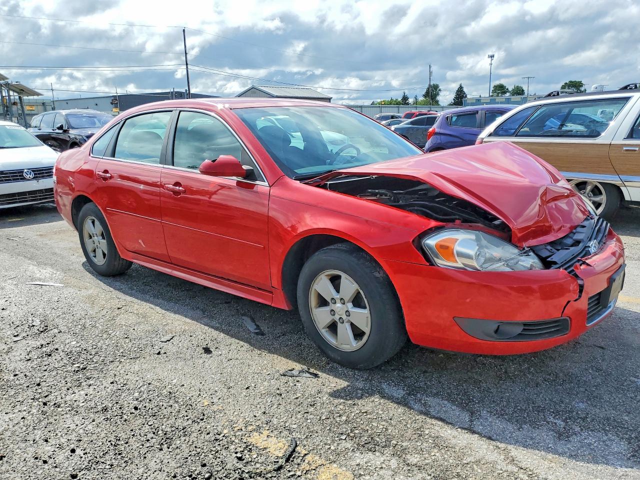 2011 Chevrolet Impala Lt Red vin: 2G1WG5EK1B1129278