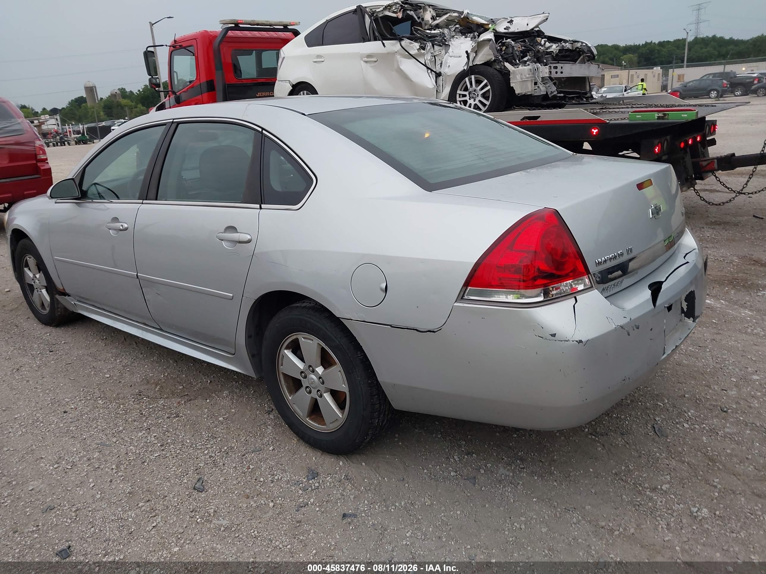 2011 Chevrolet Impala Lt Серебряный vin: 2G1WG5EK1B1157985