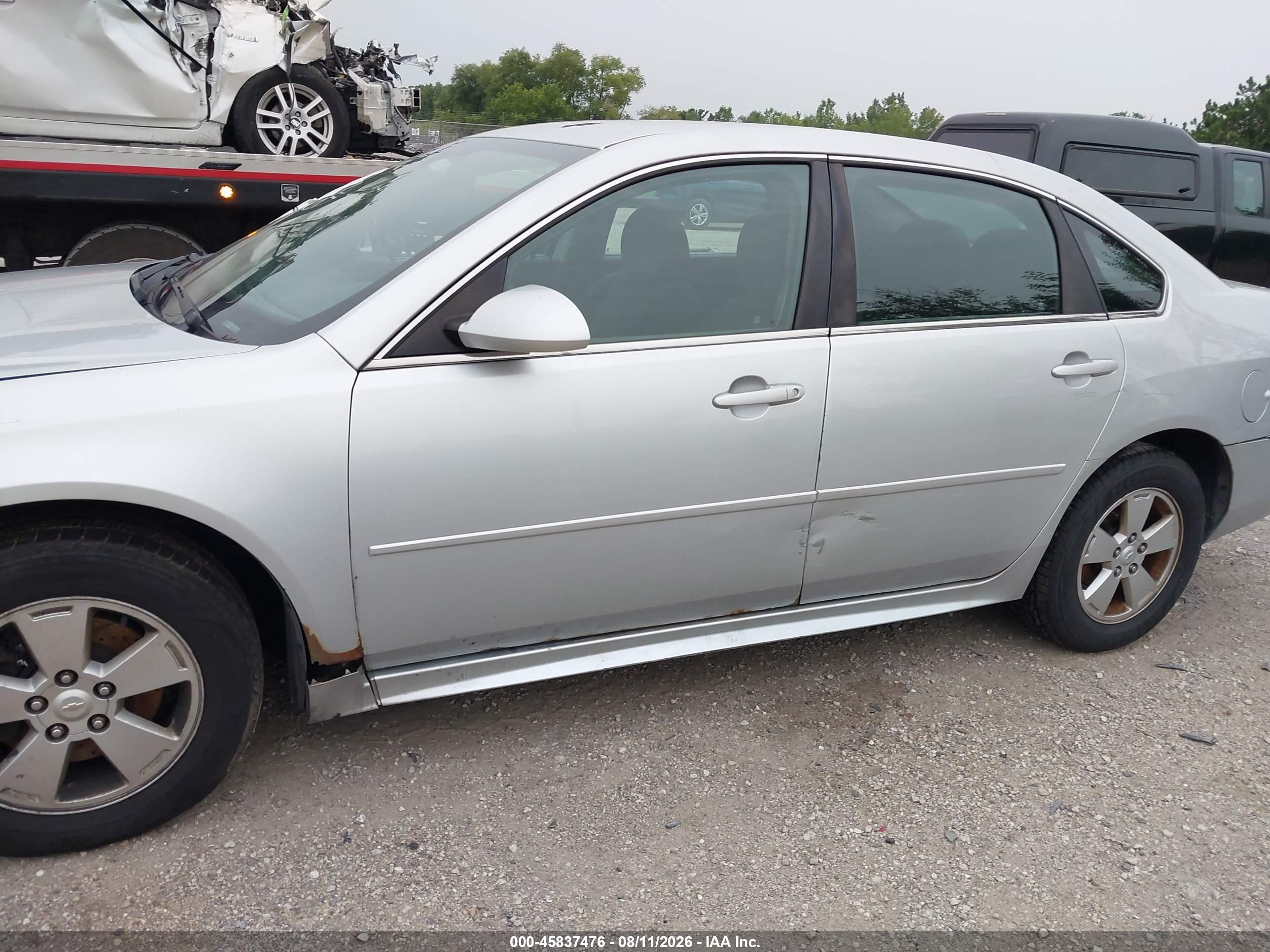 2011 Chevrolet Impala Lt Серебряный vin: 2G1WG5EK1B1157985