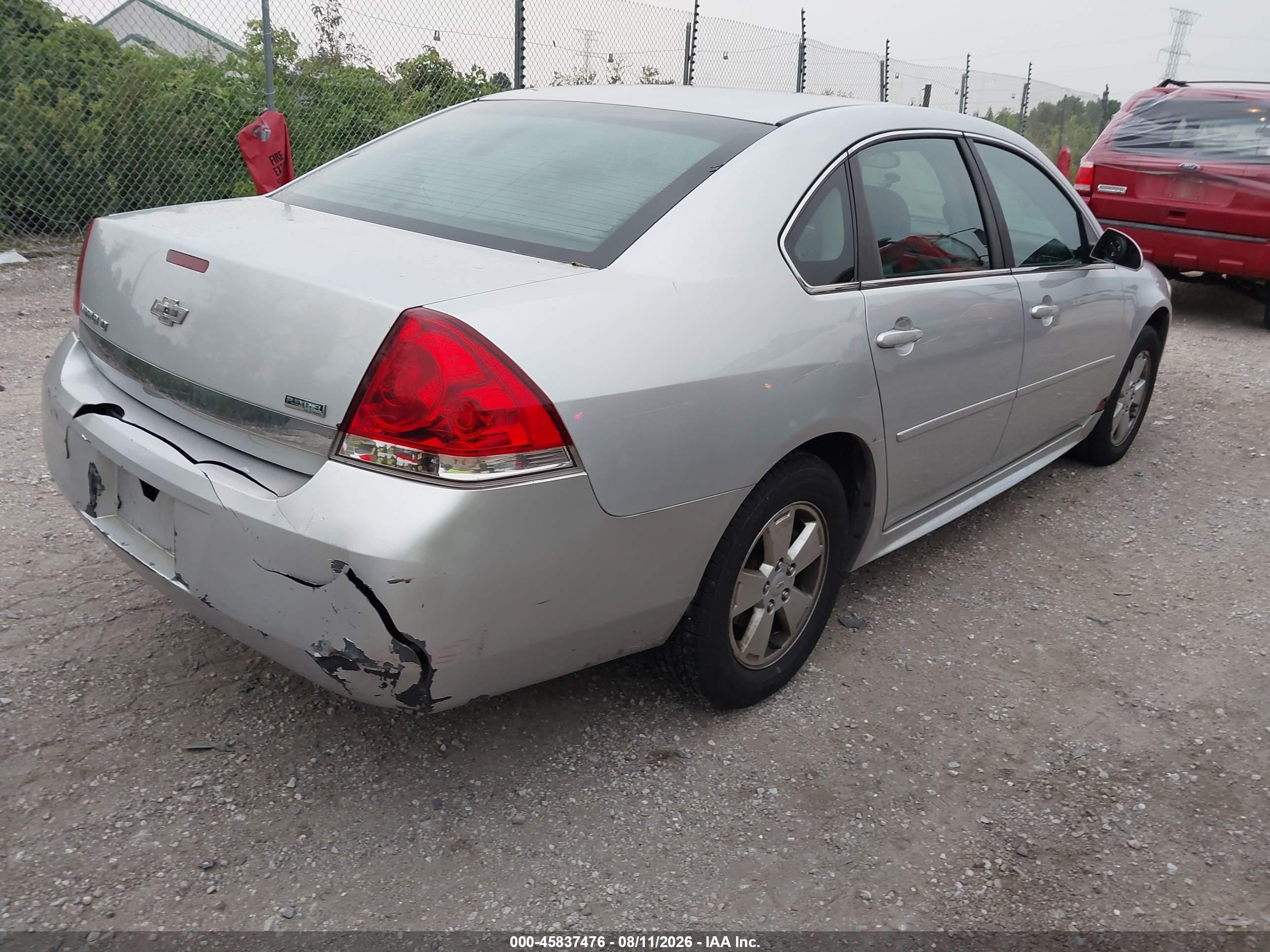 2011 Chevrolet Impala Lt Серебряный vin: 2G1WG5EK1B1157985