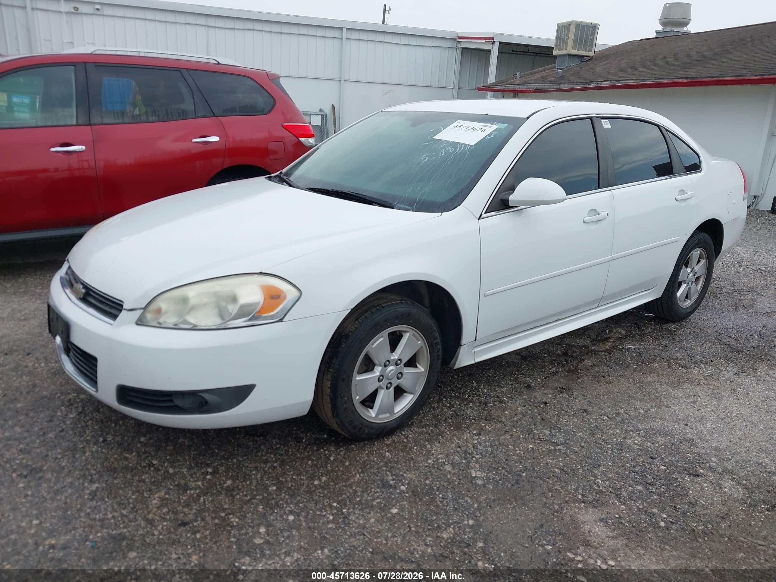 2011 Chevrolet Impala Lt Белый vin: 2G1WG5EK1B1215254