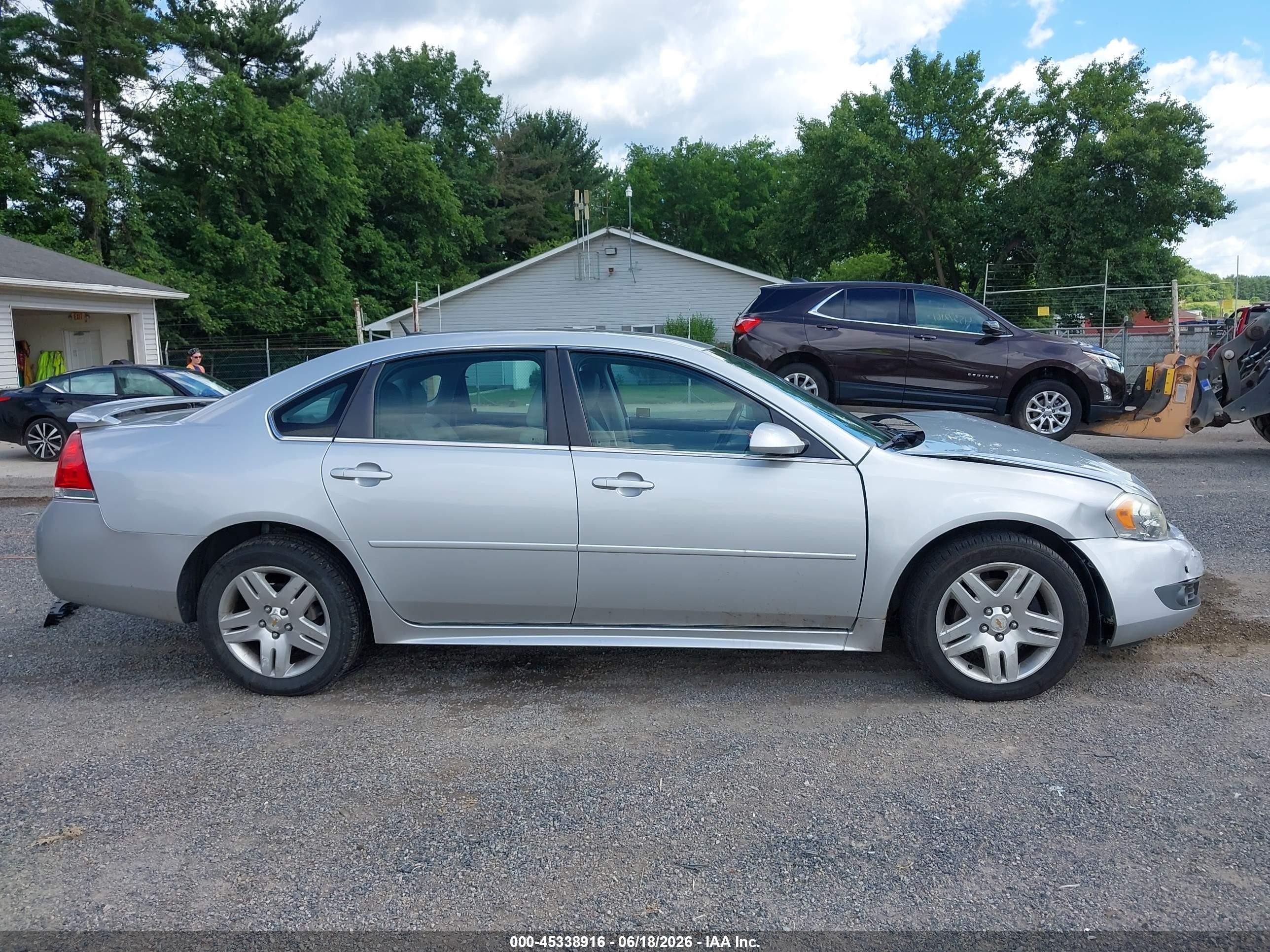2011 Chevrolet Impala Lt Silver vin: 2G1WG5EK1B1230434