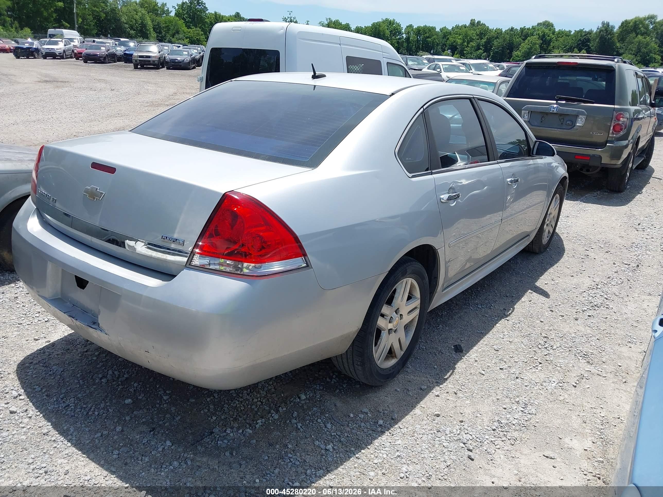 2011 Chevrolet Impala Lt Silver vin: 2G1WG5EK1B1313264