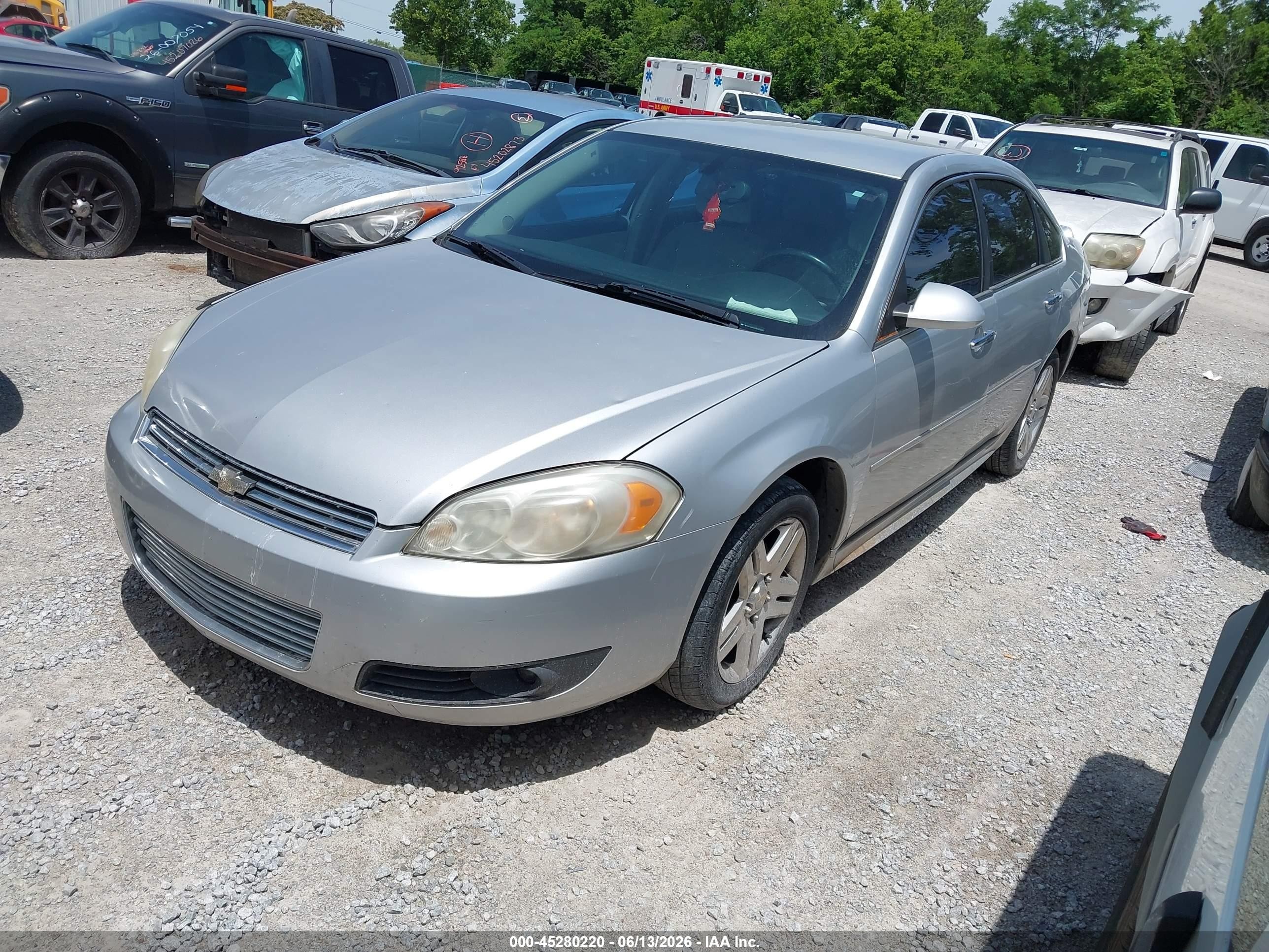 2011 Chevrolet Impala Lt Silver vin: 2G1WG5EK1B1313264