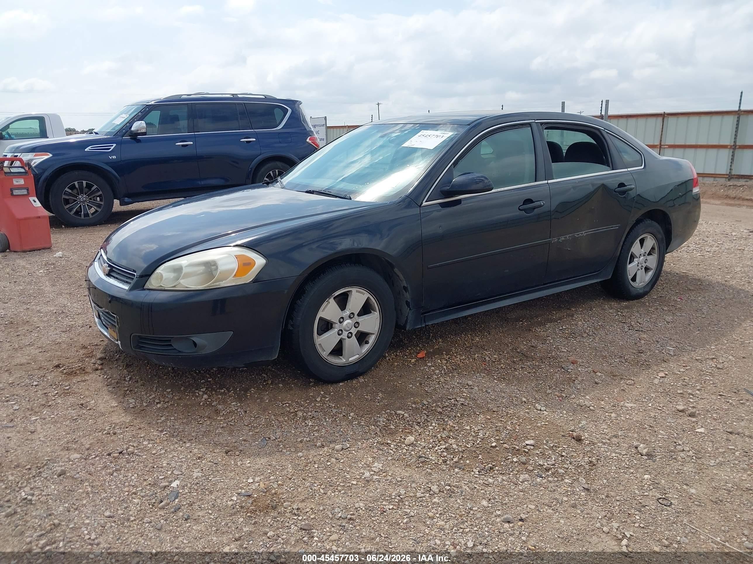 2011 Chevrolet Impala Lt Black vin: 2G1WG5EK1B1320716