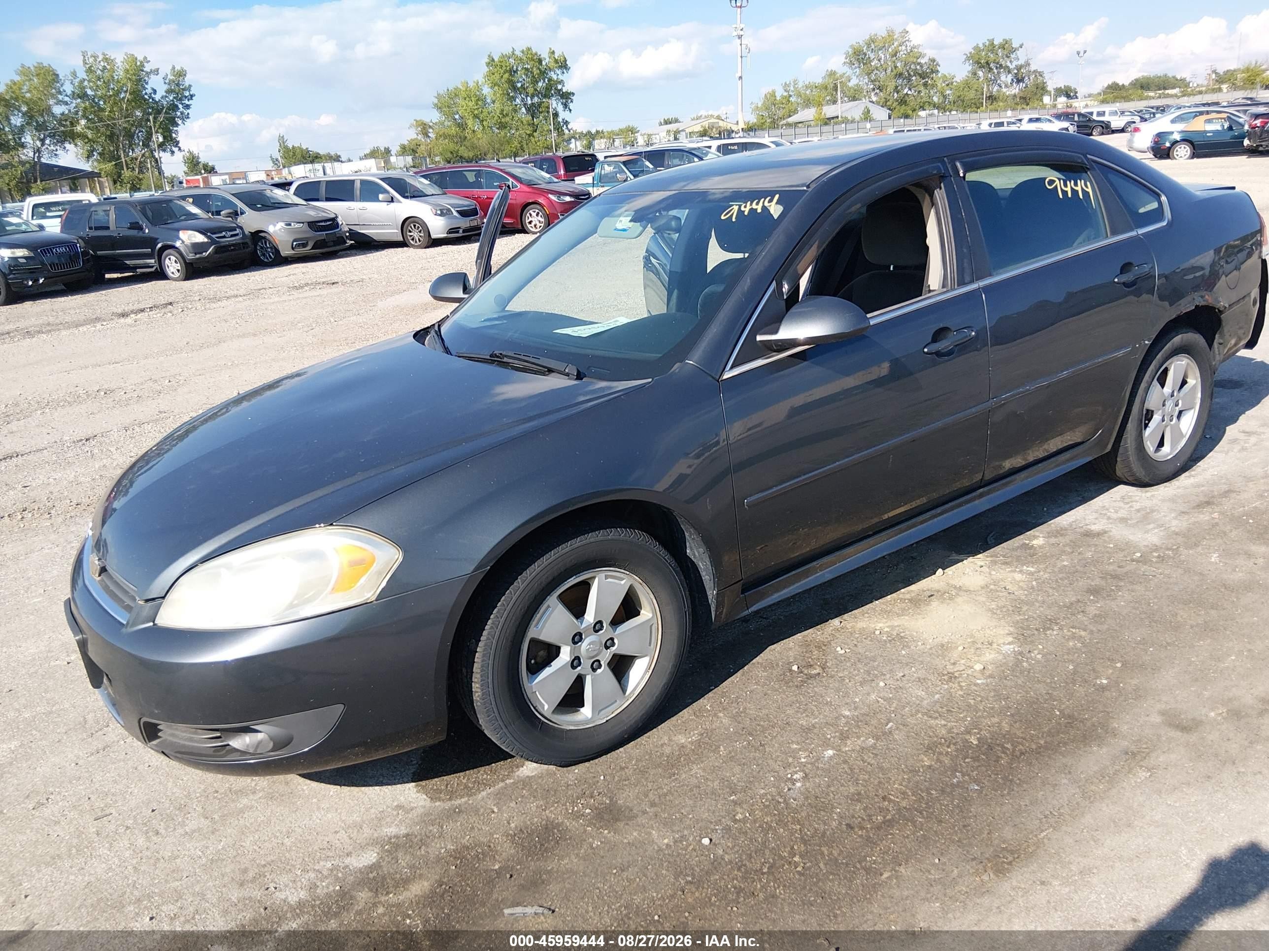 2011 Chevrolet Impala Lt Gray vin: 2G1WG5EK2B1256184