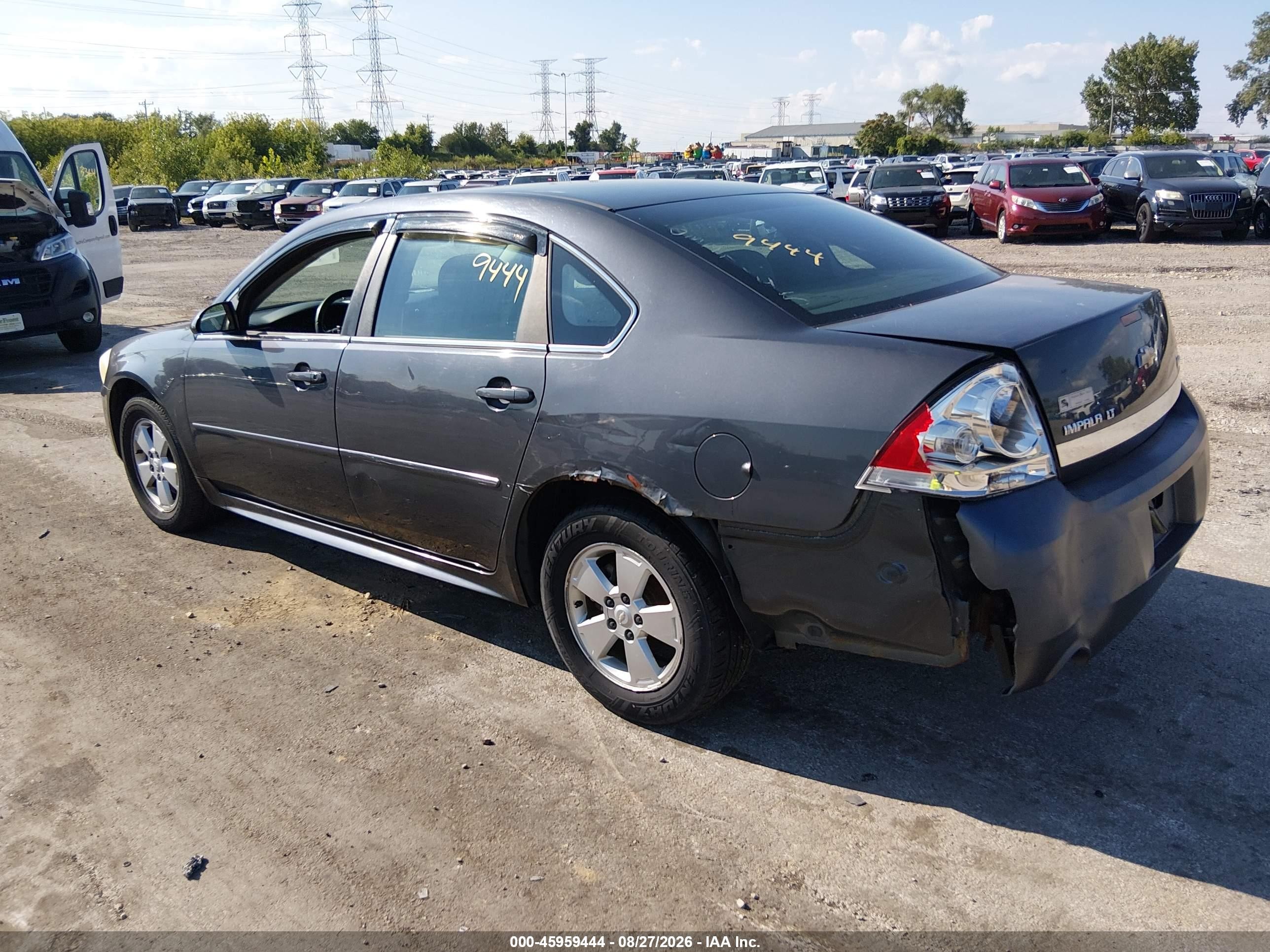 2011 Chevrolet Impala Lt Gray vin: 2G1WG5EK2B1256184