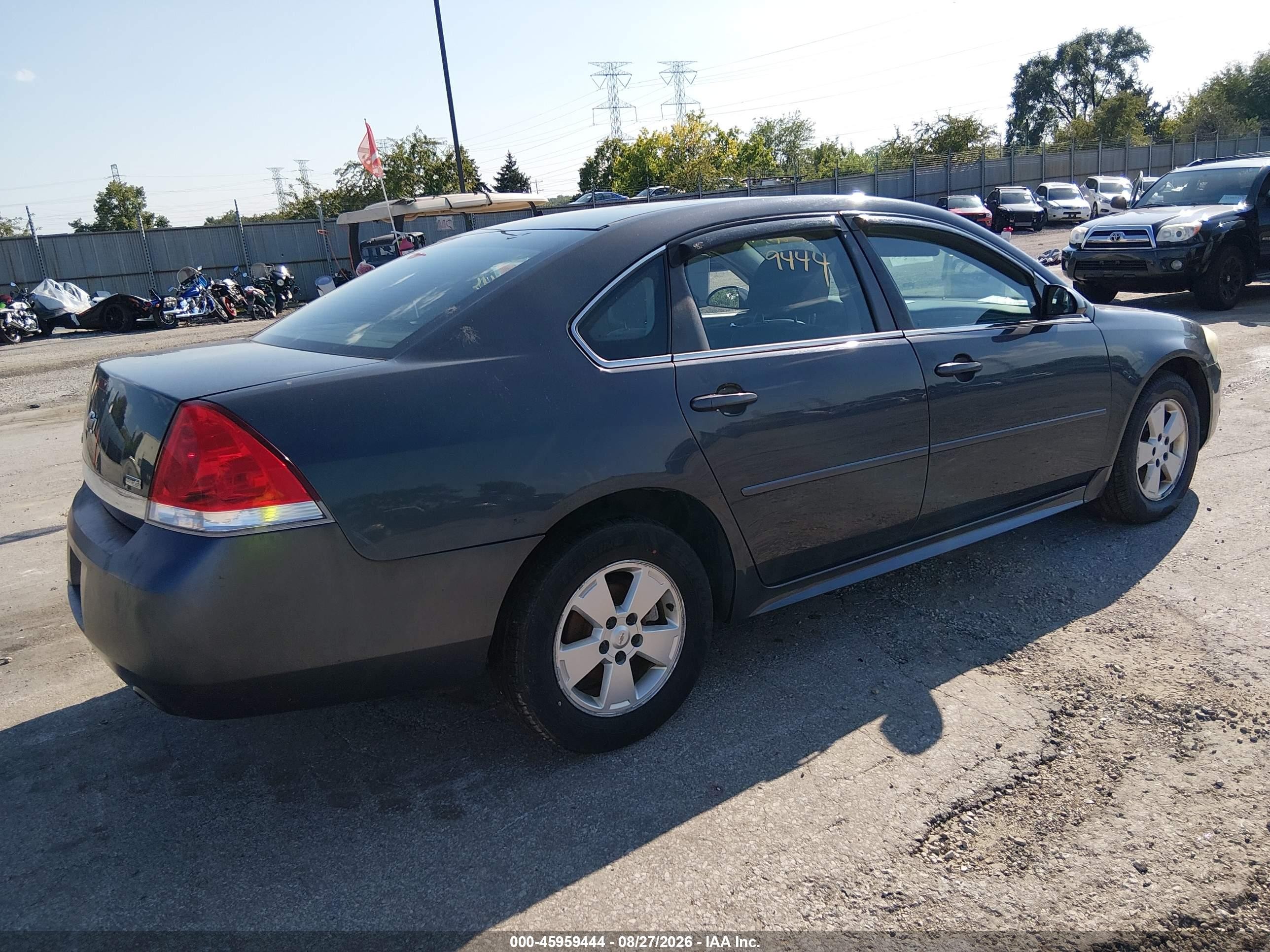 2011 Chevrolet Impala Lt Gray vin: 2G1WG5EK2B1256184