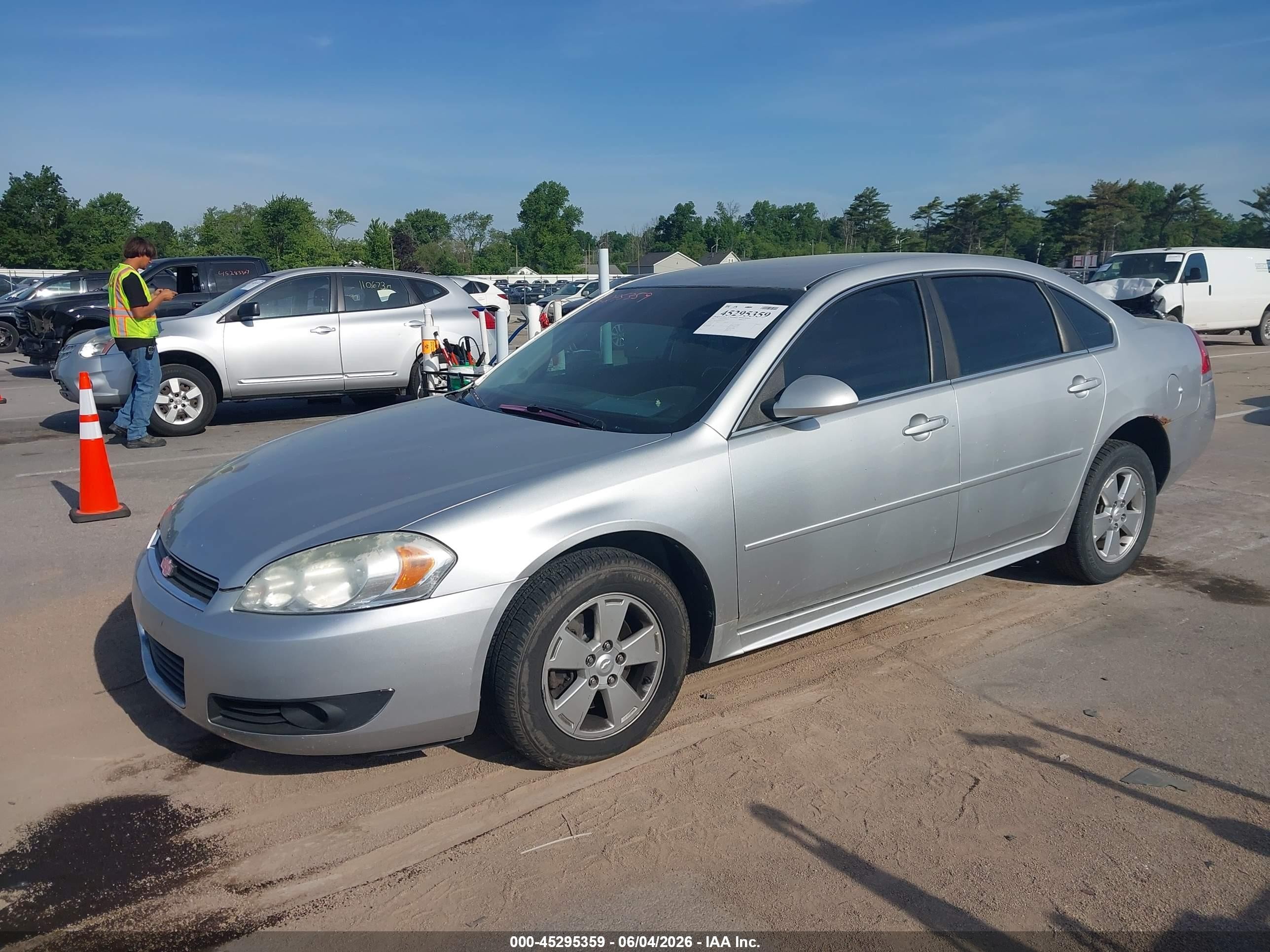 2011 Chevrolet Impala Lt Silver vin: 2G1WG5EK2B1256427