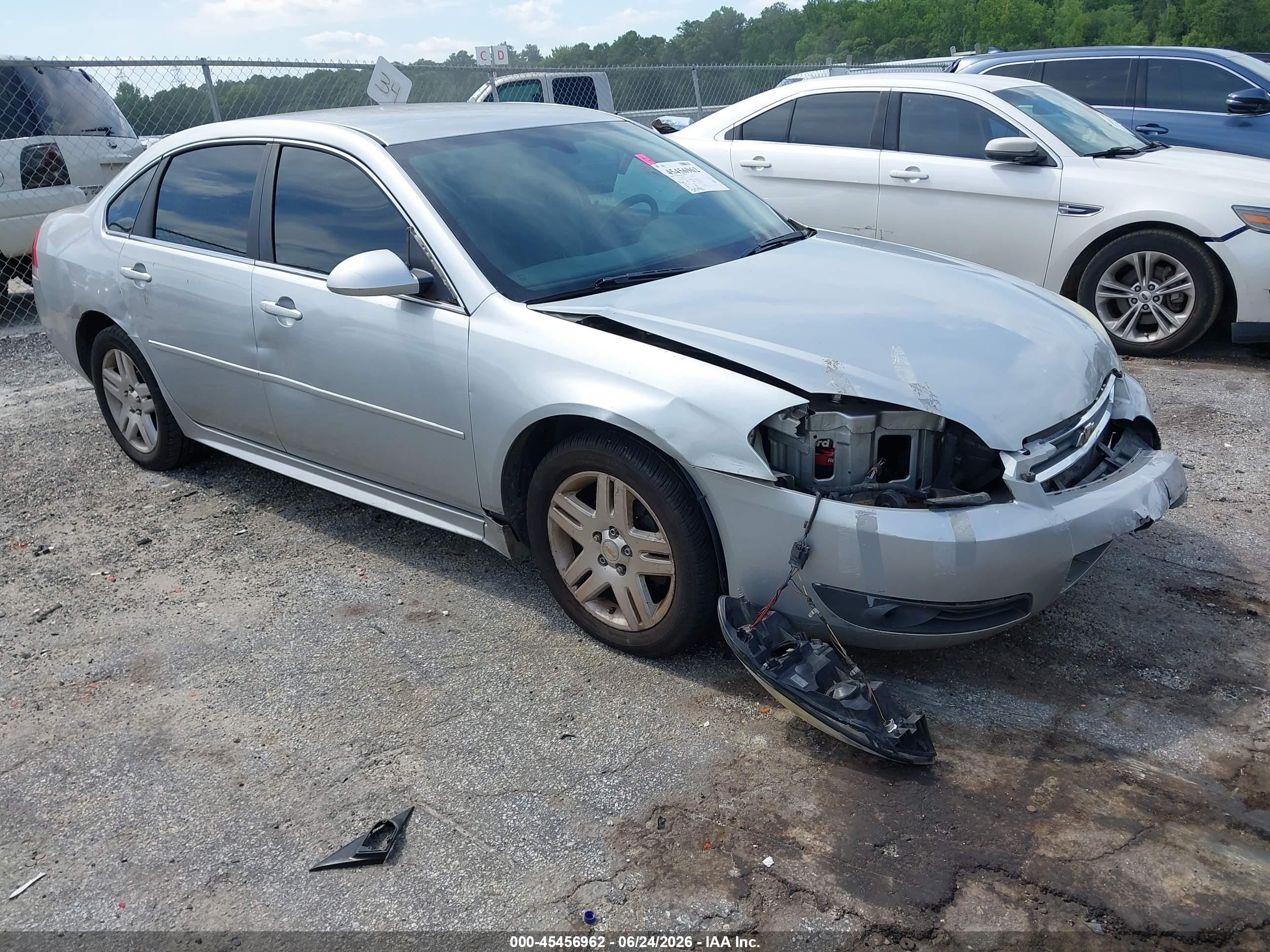 2011 Chevrolet Impala Lt Silver vin: 2G1WG5EK2B1272658
