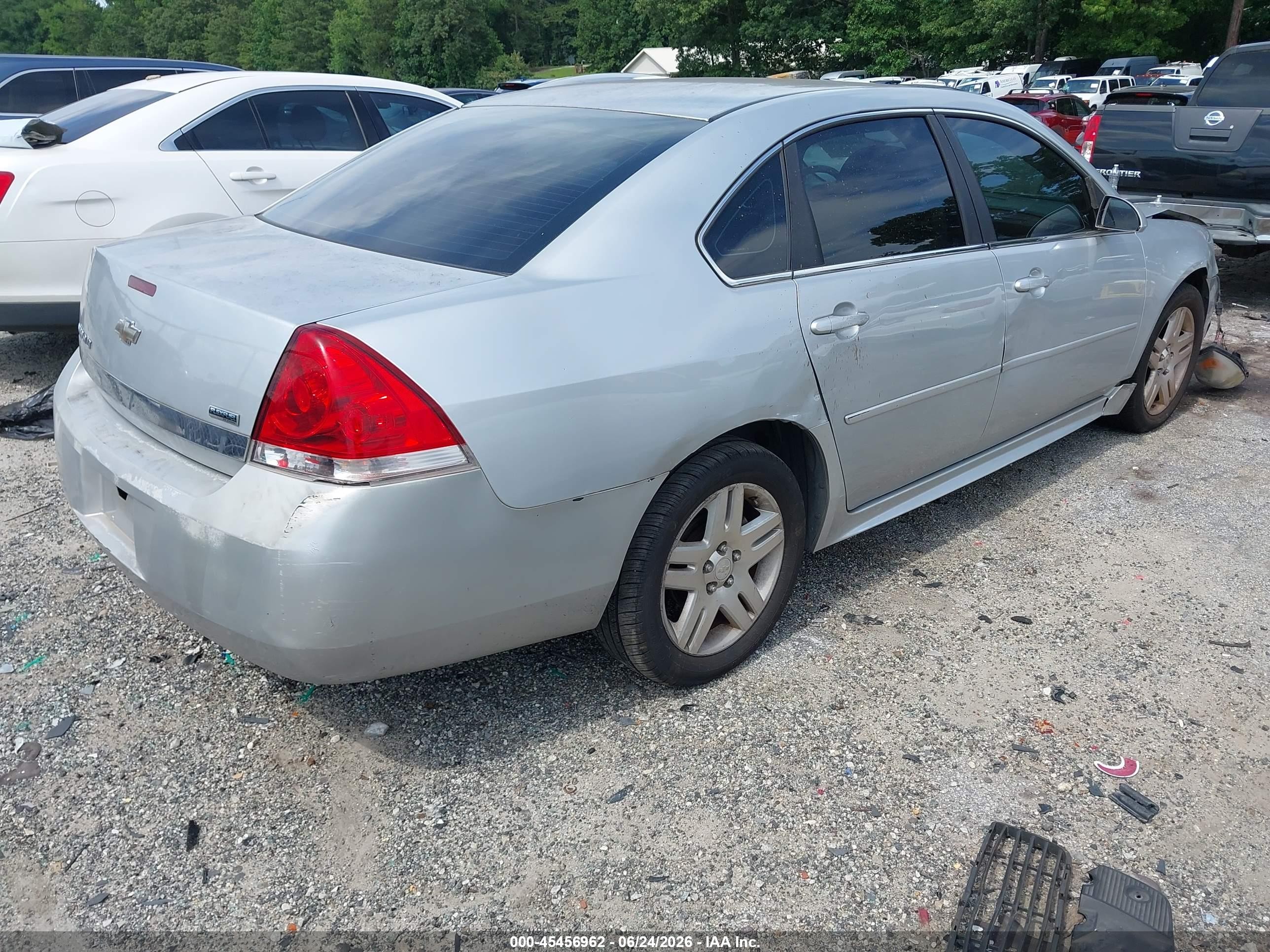 2011 Chevrolet Impala Lt Silver vin: 2G1WG5EK2B1272658
