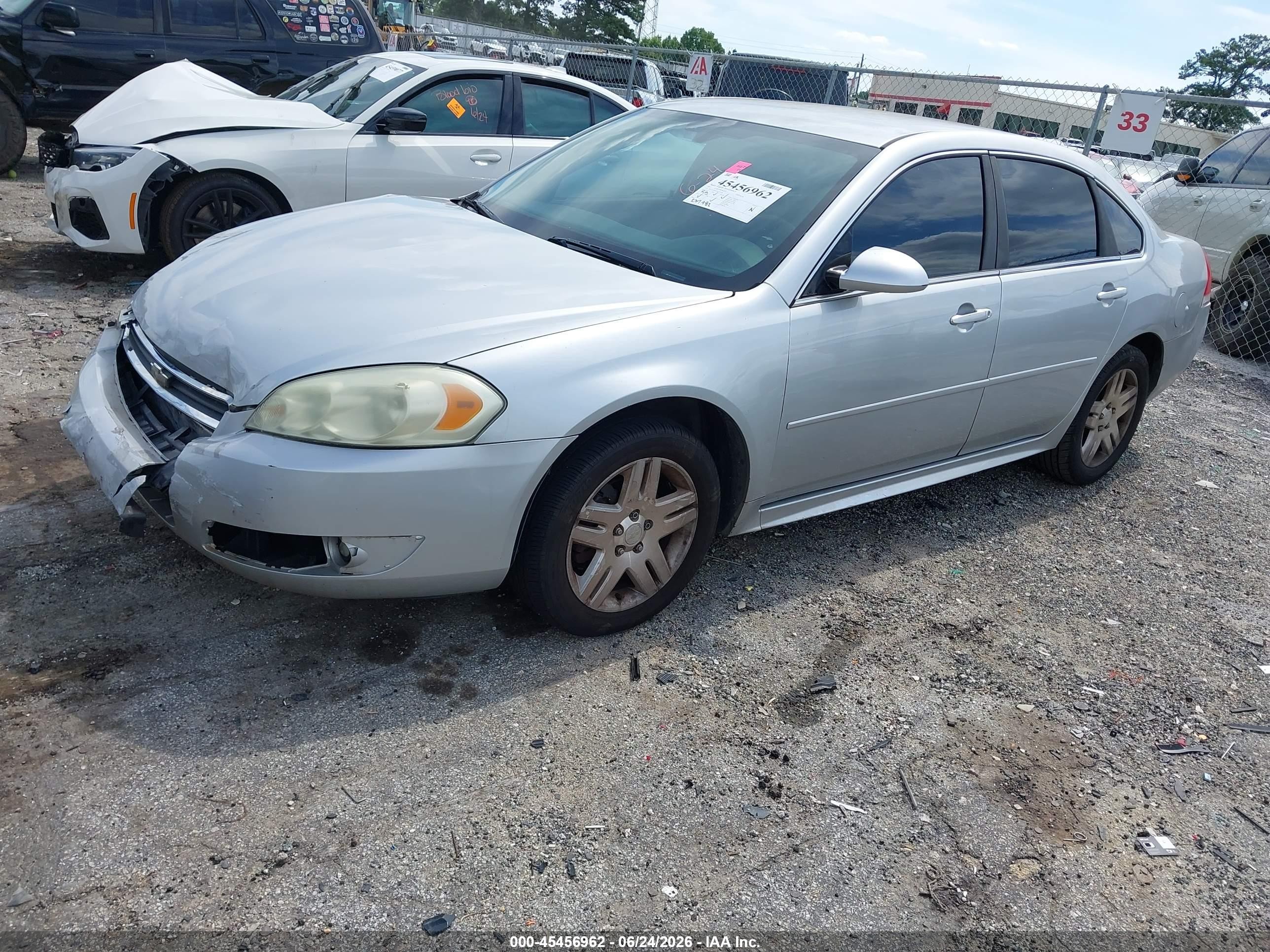 2011 Chevrolet Impala Lt Silver vin: 2G1WG5EK2B1272658