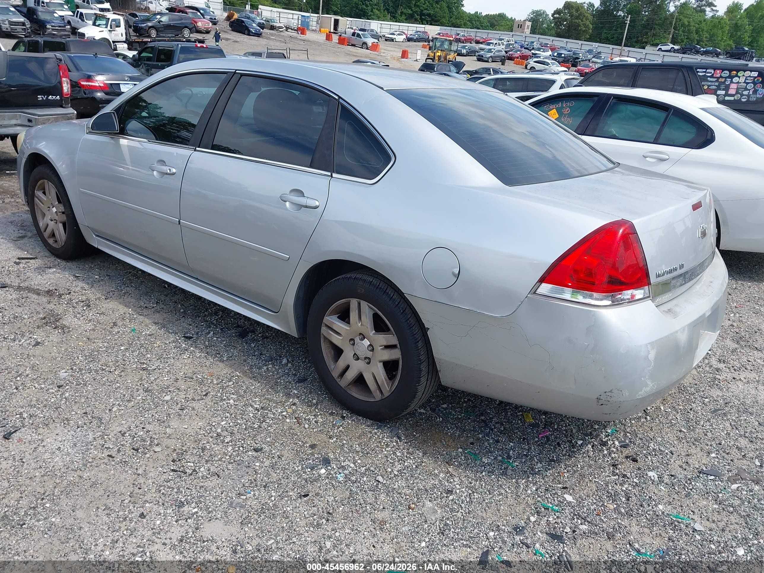 2011 Chevrolet Impala Lt Silver vin: 2G1WG5EK2B1272658
