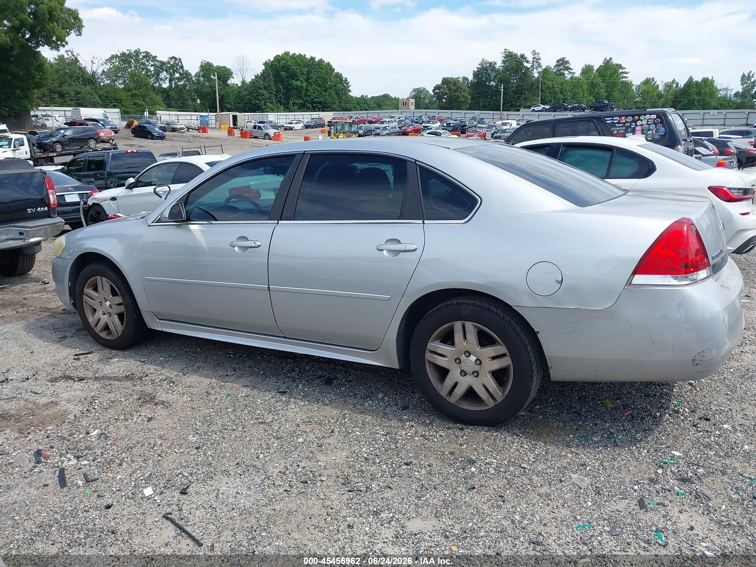 2011 Chevrolet Impala Lt Silver vin: 2G1WG5EK2B1272658
