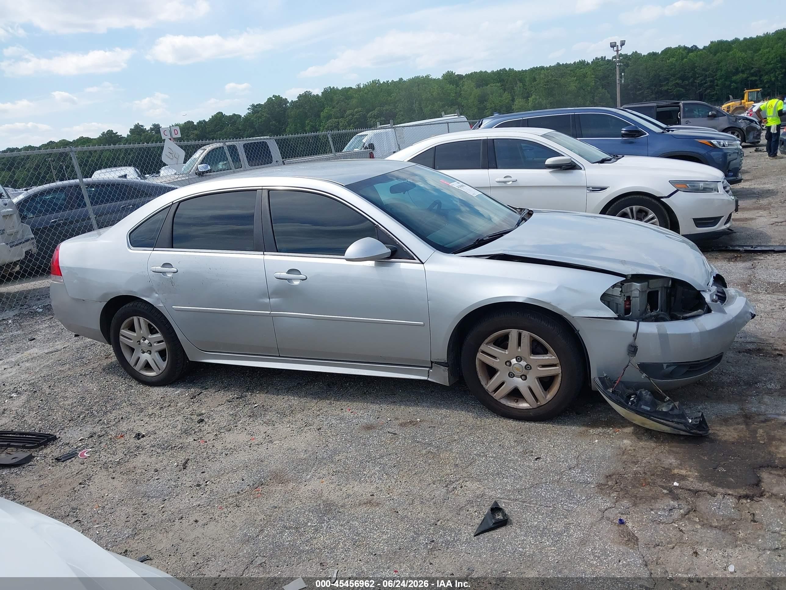 2011 Chevrolet Impala Lt Silver vin: 2G1WG5EK2B1272658
