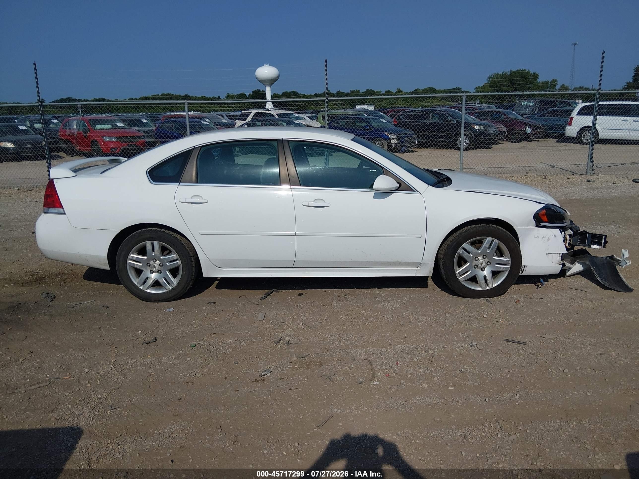 2011 Chevrolet Impala Lt Белый vin: 2G1WG5EK2B1304427