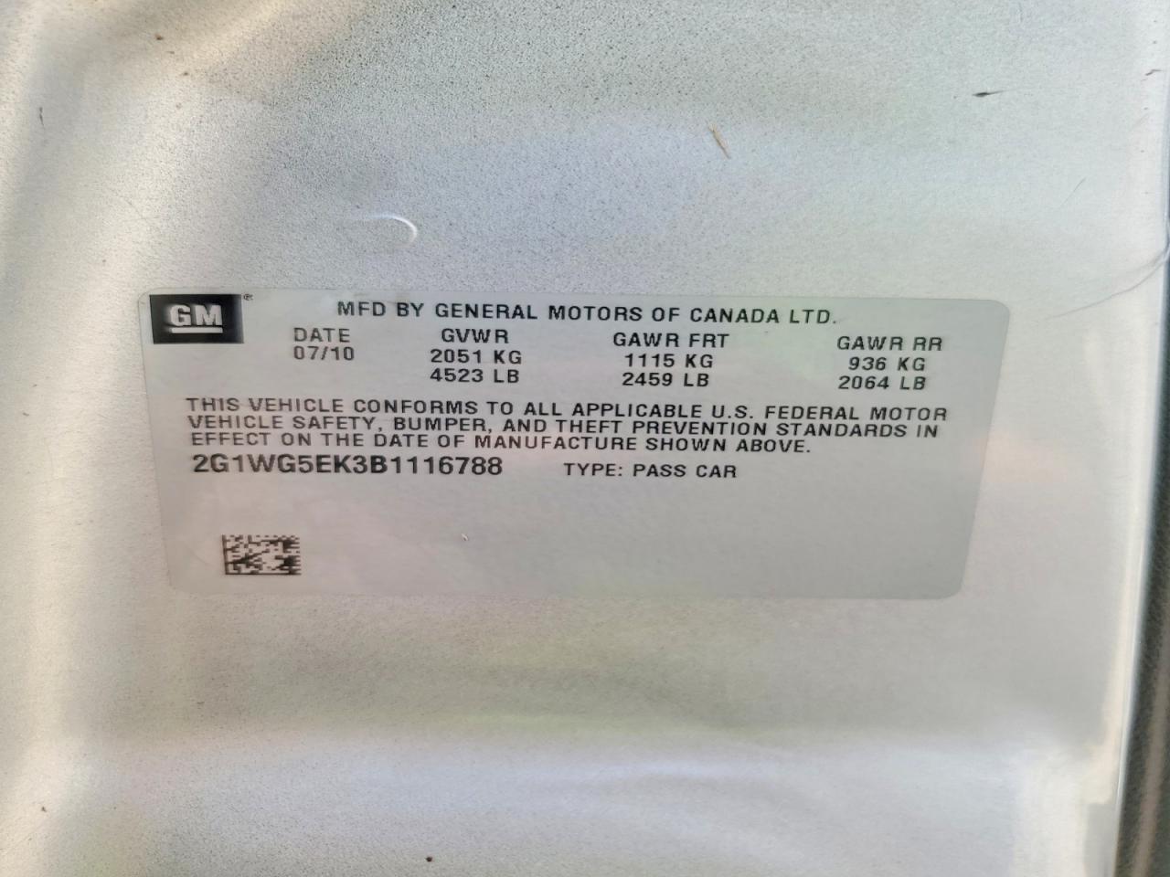 2011 Chevrolet Impala Lt Silver vin: 2G1WG5EK3B1116788