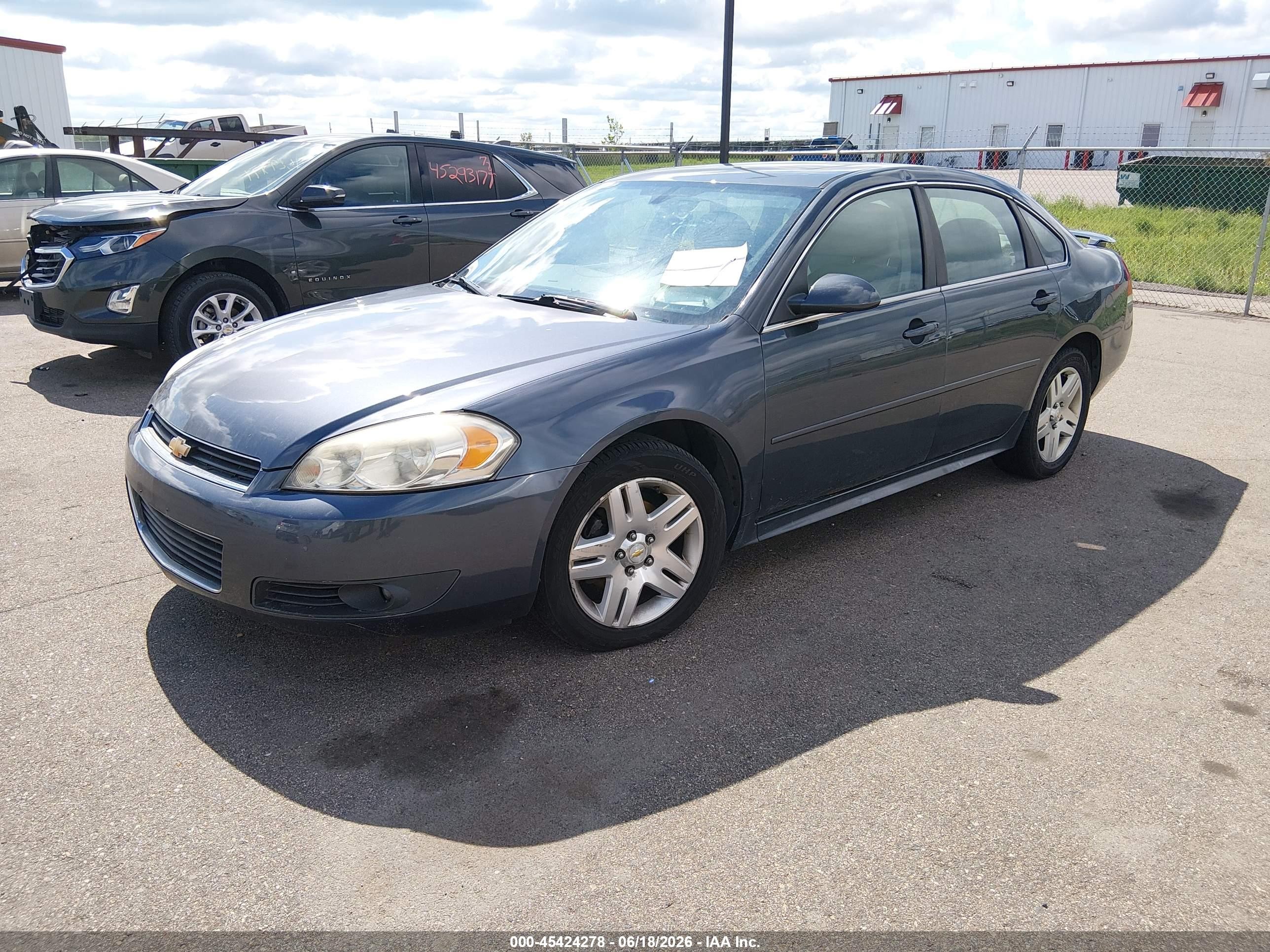 2011 Chevrolet Impala Lt Gray vin: 2G1WG5EK3B1125944