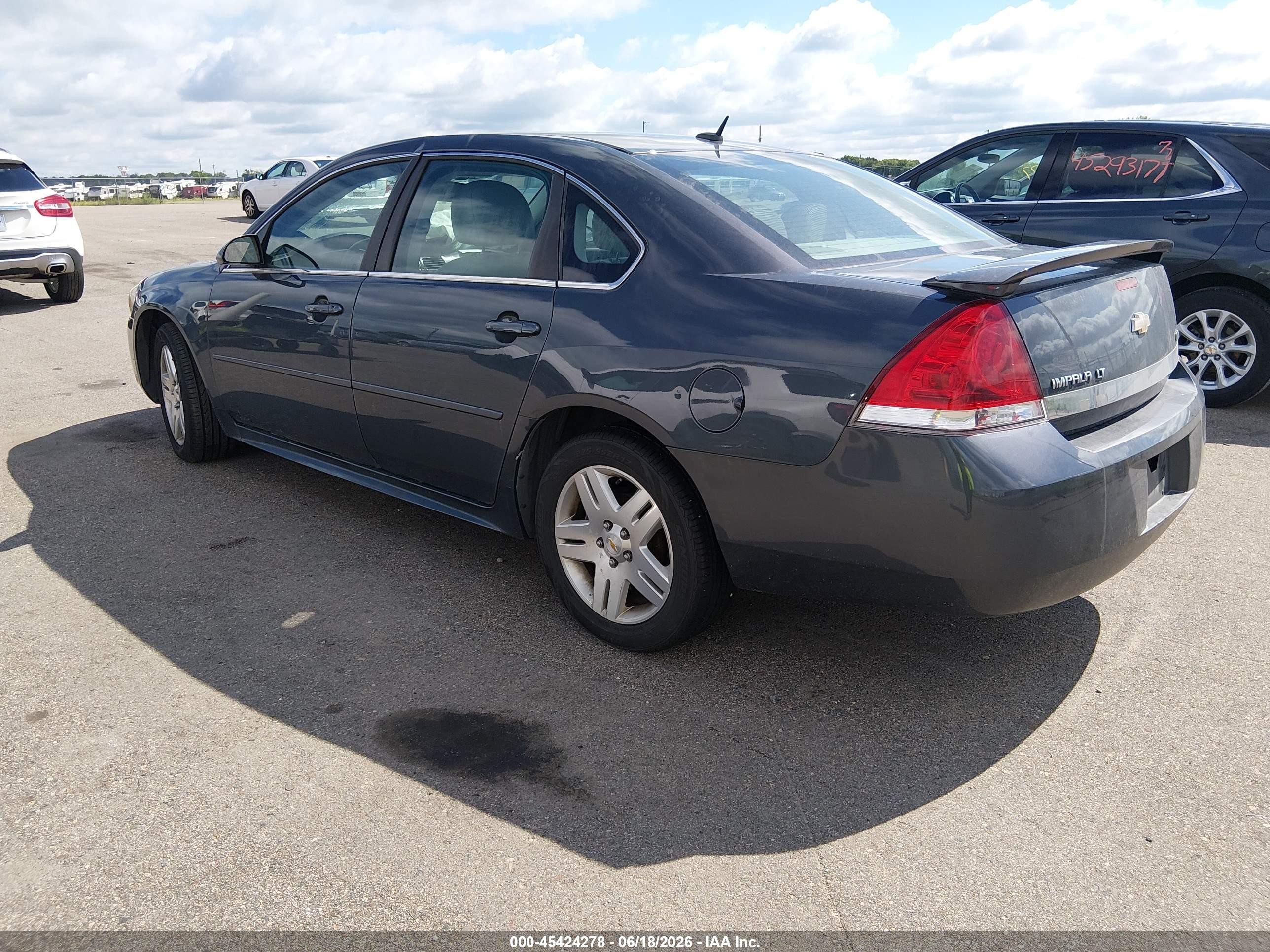 2011 Chevrolet Impala Lt Gray vin: 2G1WG5EK3B1125944