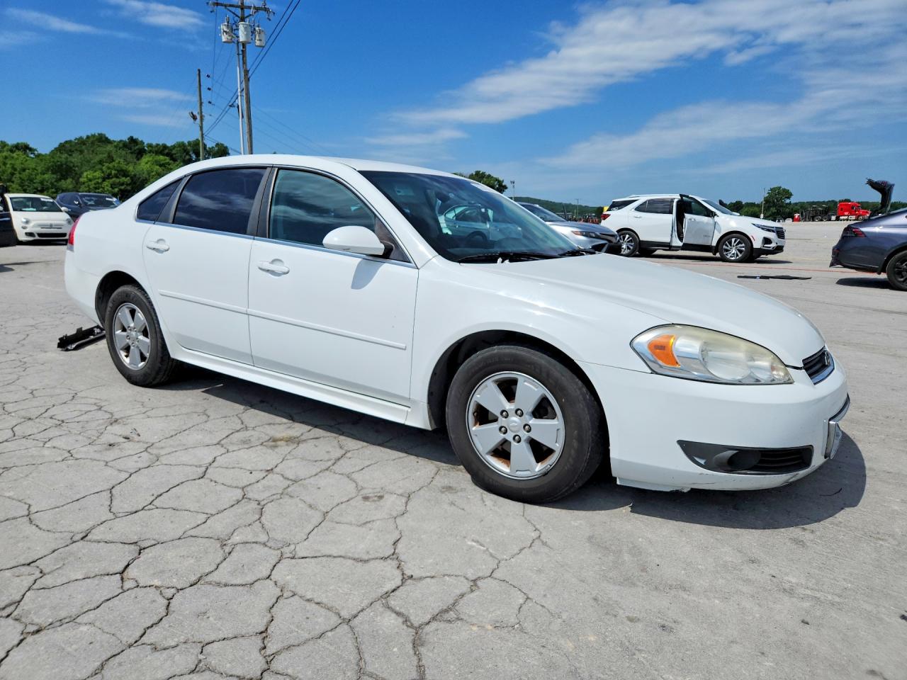 2011 Chevrolet Impala Lt White vin: 2G1WG5EK3B1126978