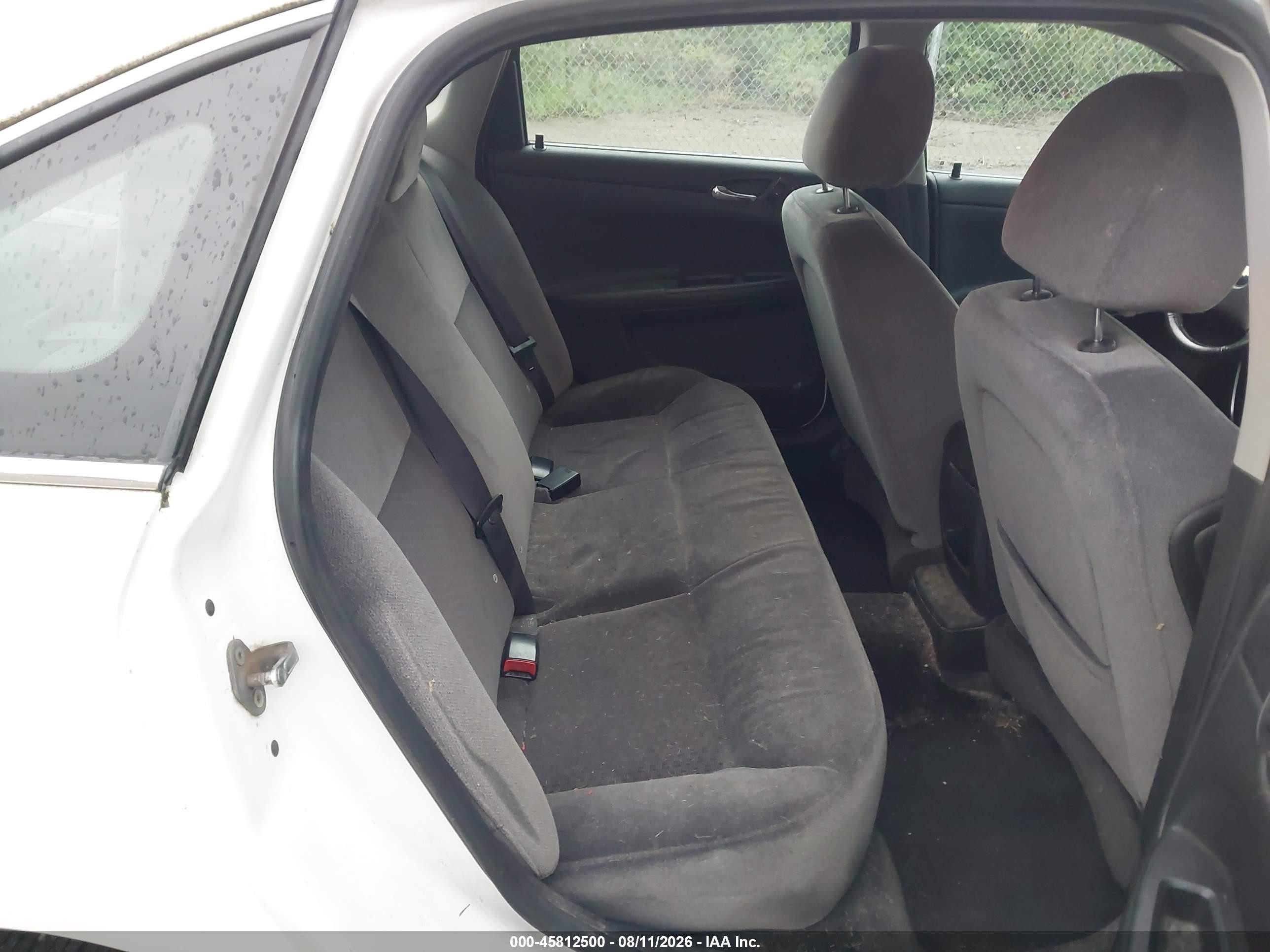 2011 Chevrolet Impala Lt White vin: 2G1WG5EK3B1206393