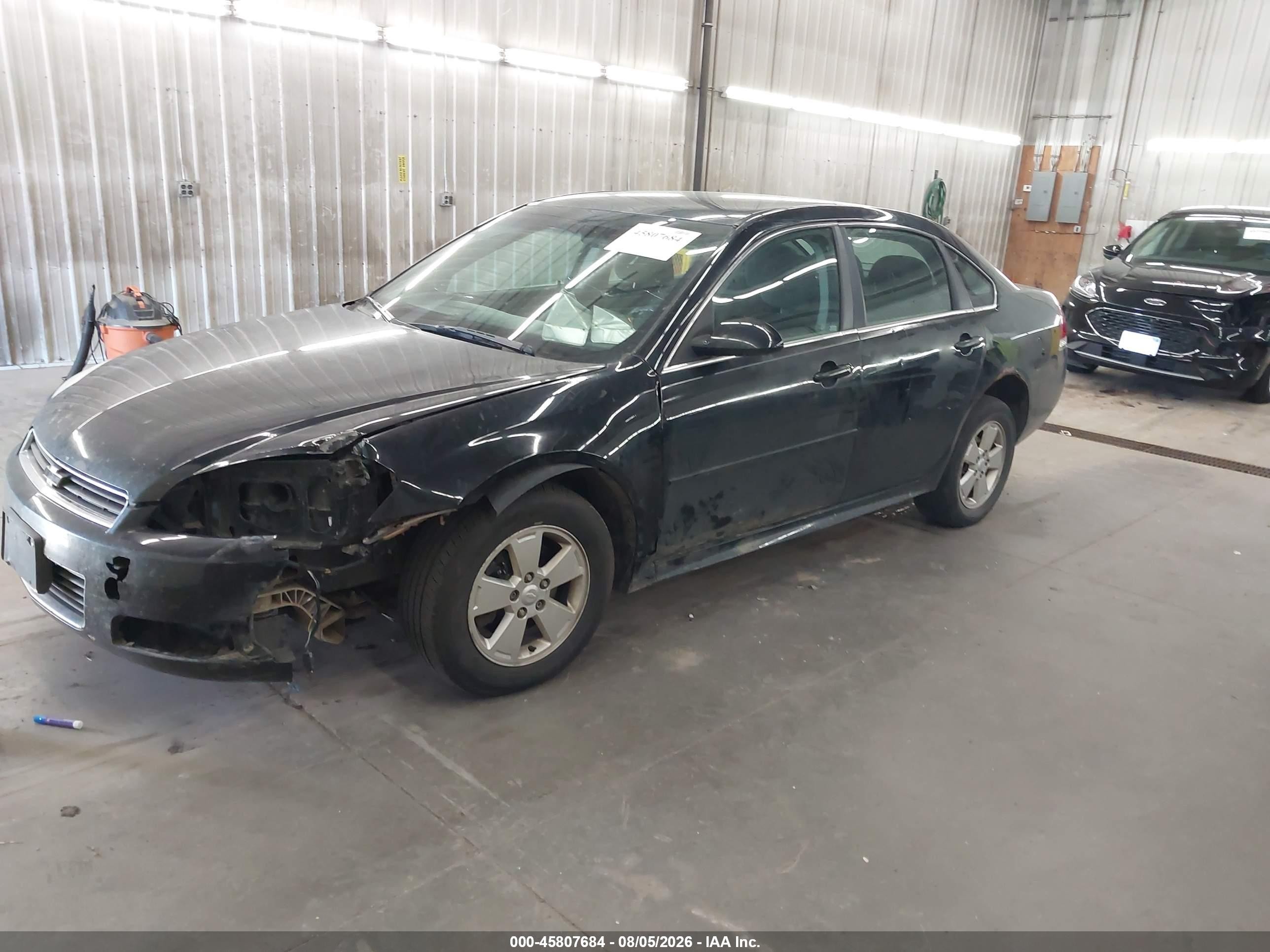 2011 Chevrolet Impala Lt Black vin: 2G1WG5EK3B1312178