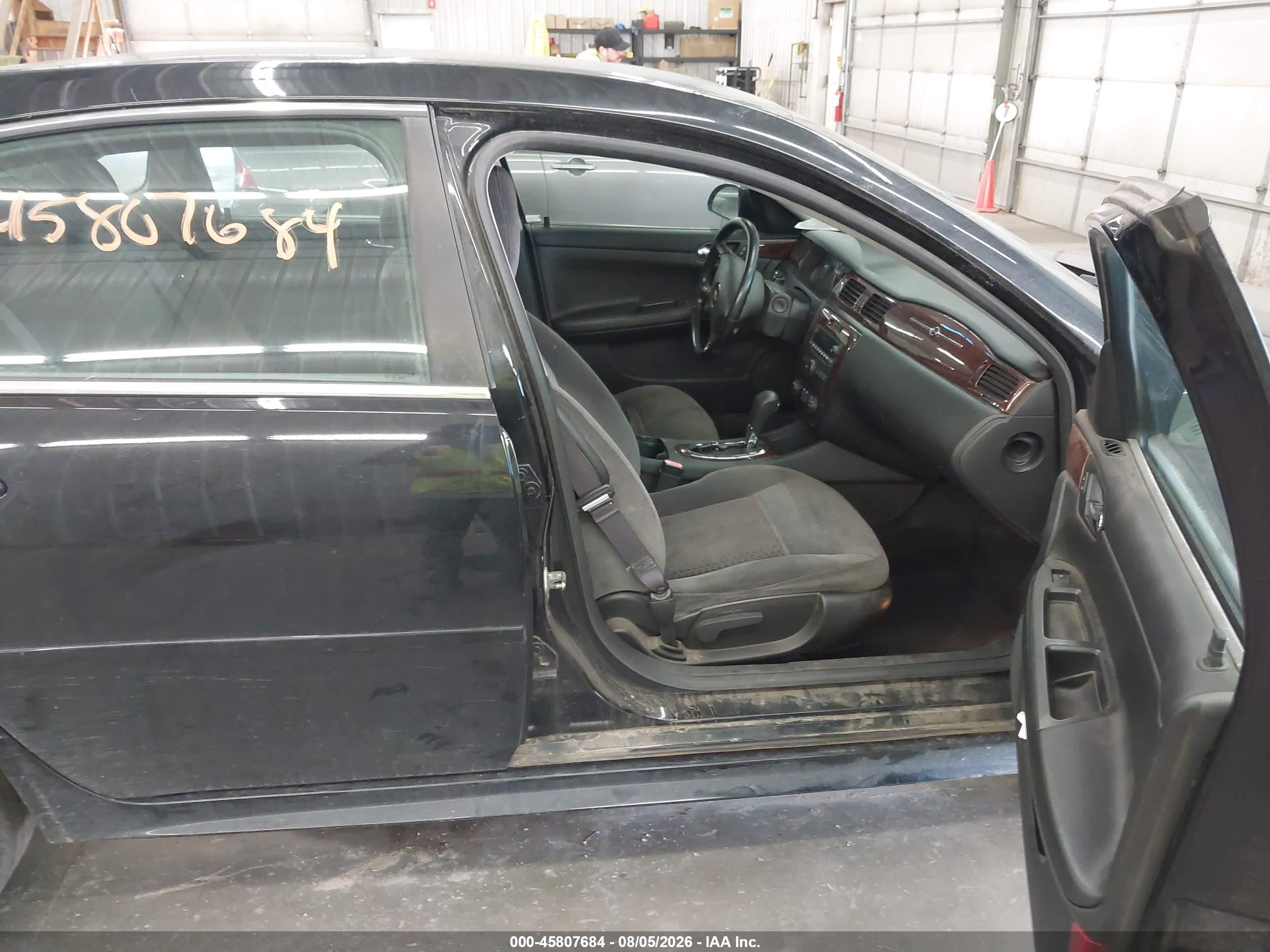 2011 Chevrolet Impala Lt Black vin: 2G1WG5EK3B1312178