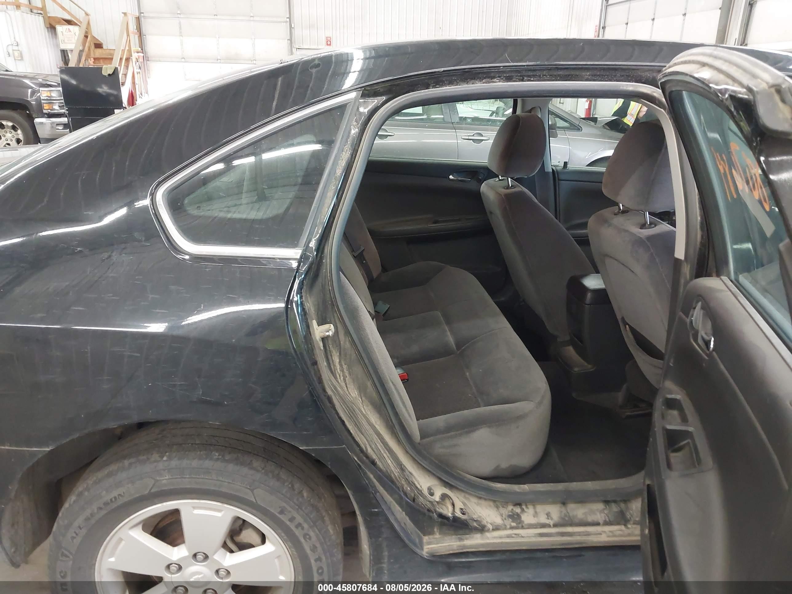 2011 Chevrolet Impala Lt Black vin: 2G1WG5EK3B1312178