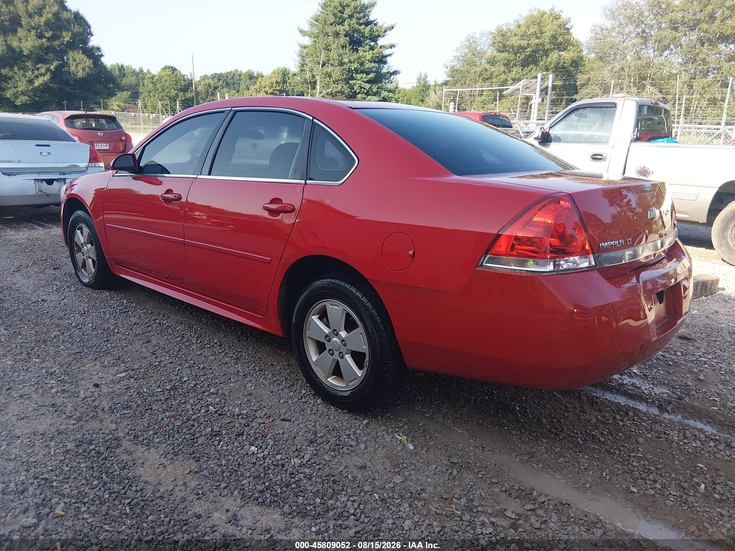 2011 Chevrolet Impala Lt Красный vin: 2G1WG5EK4B1120512