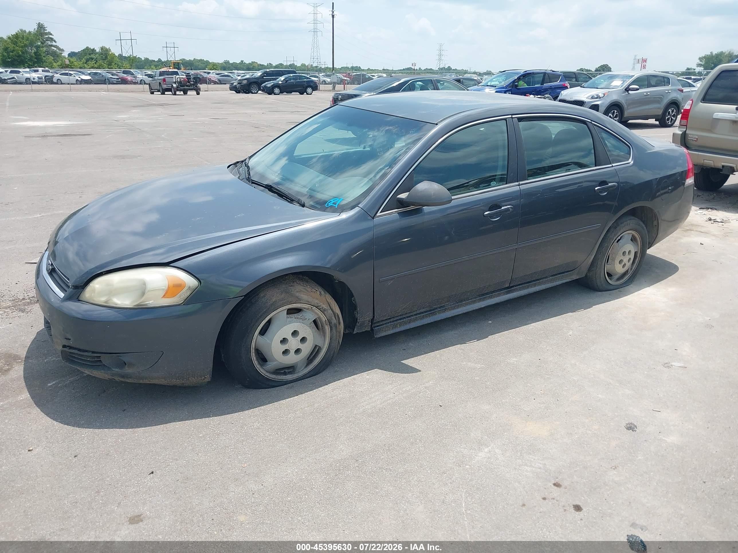 2011 Chevrolet Impala Lt Gray vin: 2G1WG5EK4B1122695