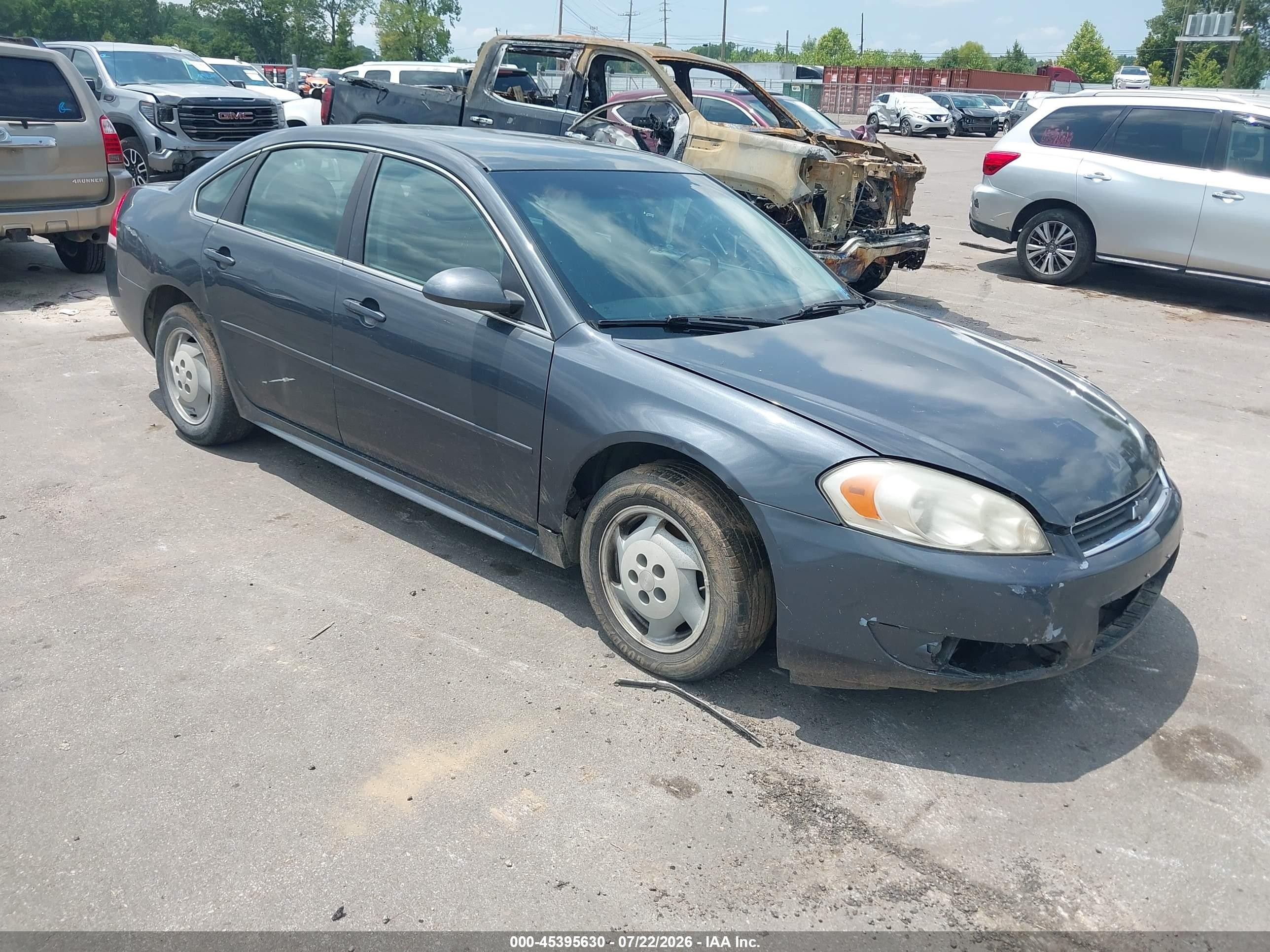 2011 Chevrolet Impala Lt Gray vin: 2G1WG5EK4B1122695