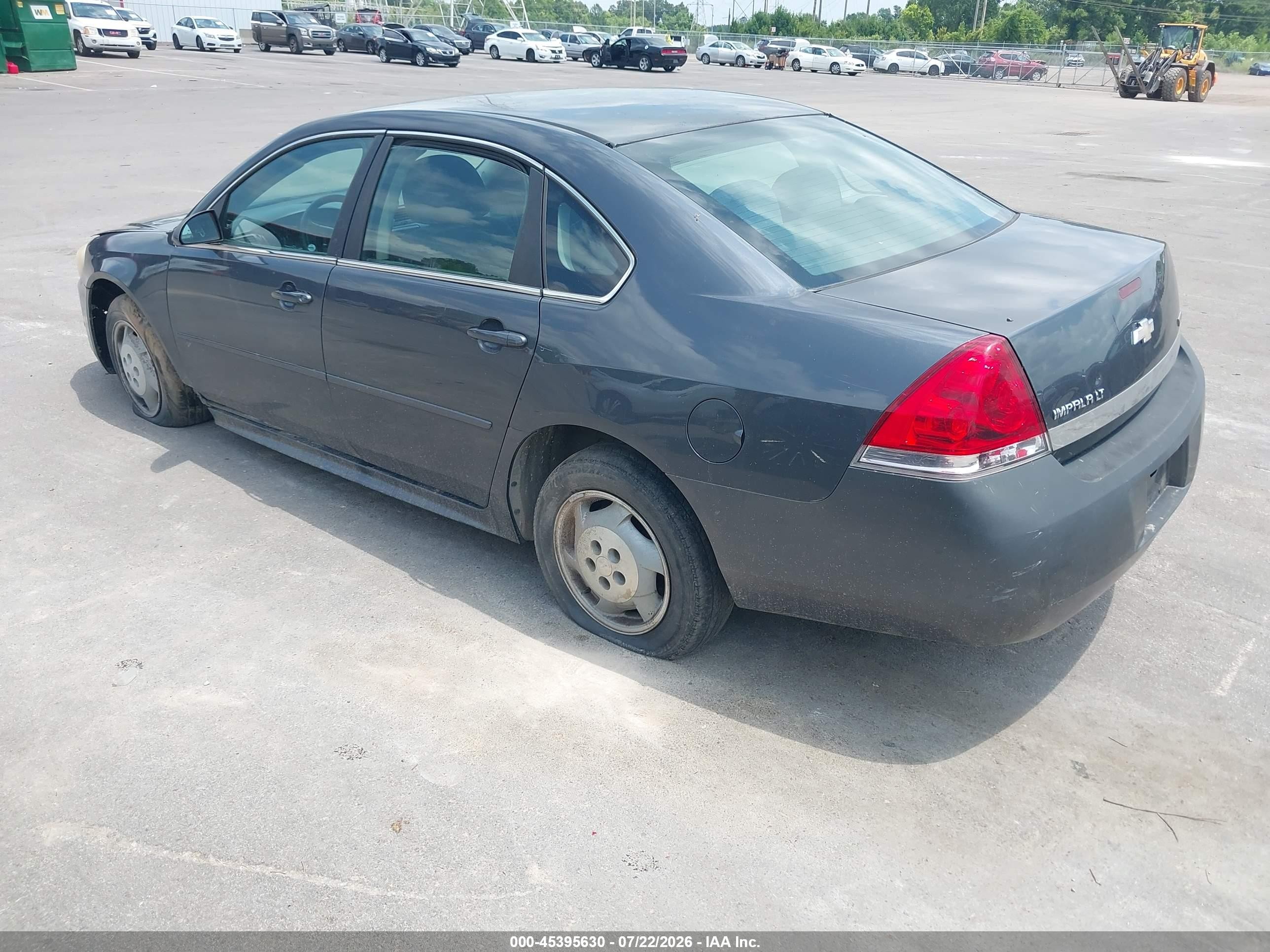 2011 Chevrolet Impala Lt Gray vin: 2G1WG5EK4B1122695