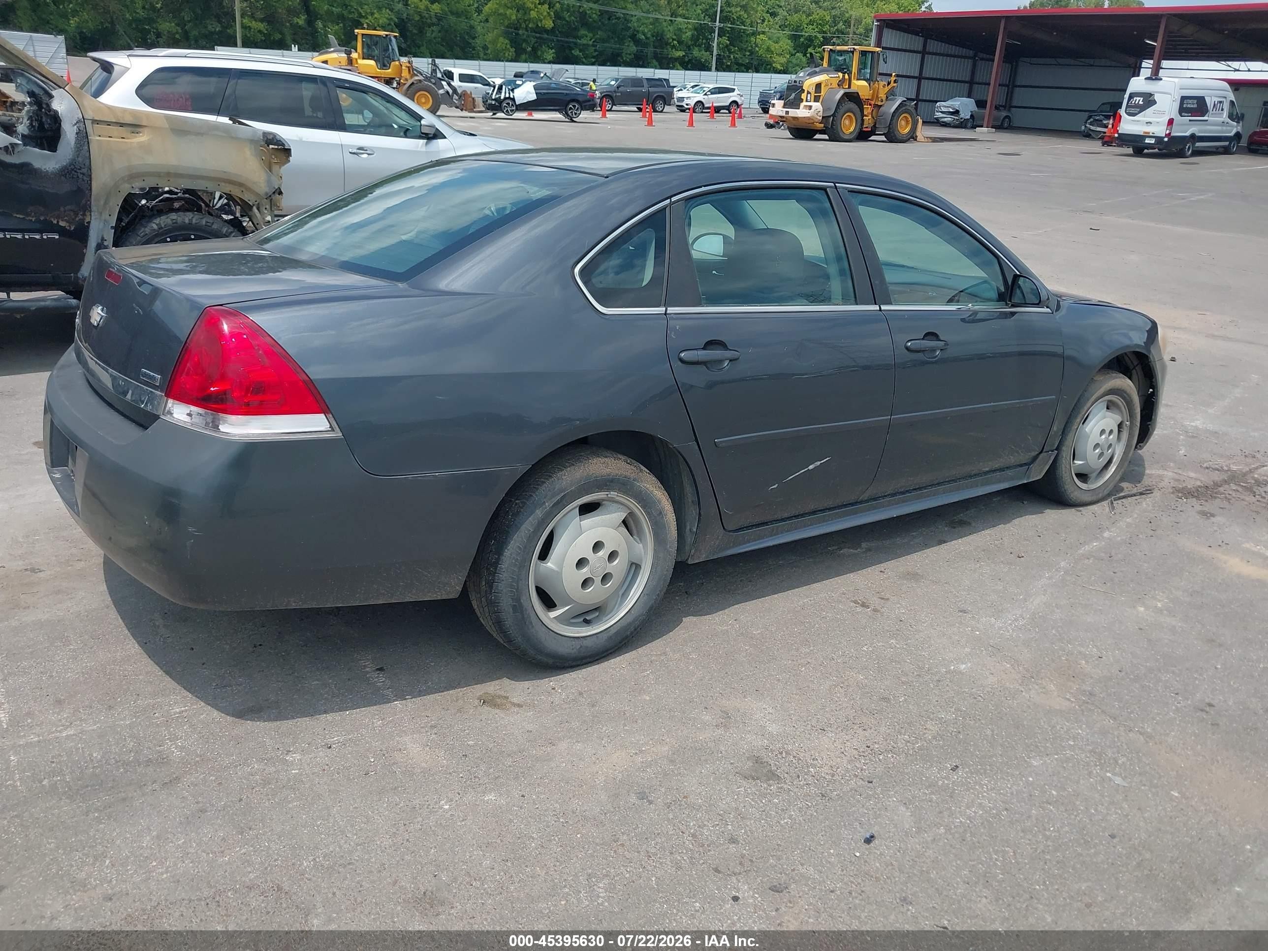 2011 Chevrolet Impala Lt Gray vin: 2G1WG5EK4B1122695