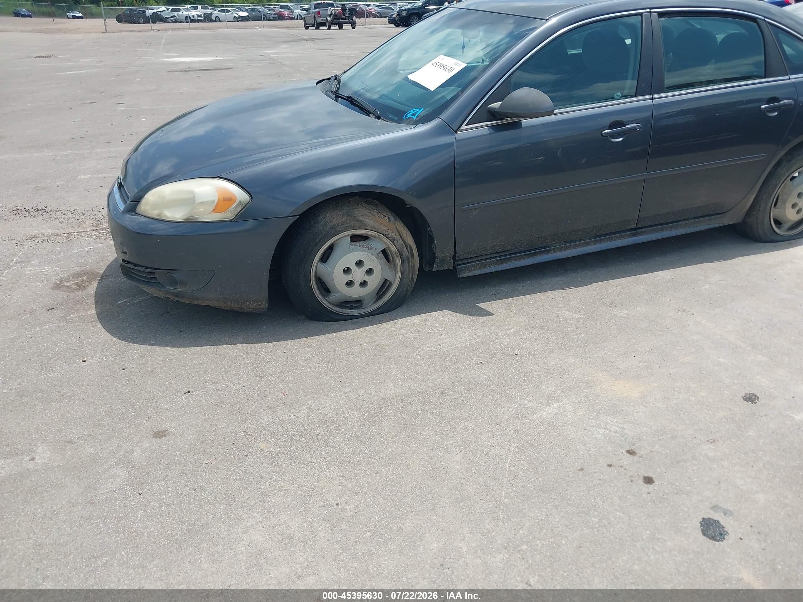 2011 Chevrolet Impala Lt Gray vin: 2G1WG5EK4B1122695