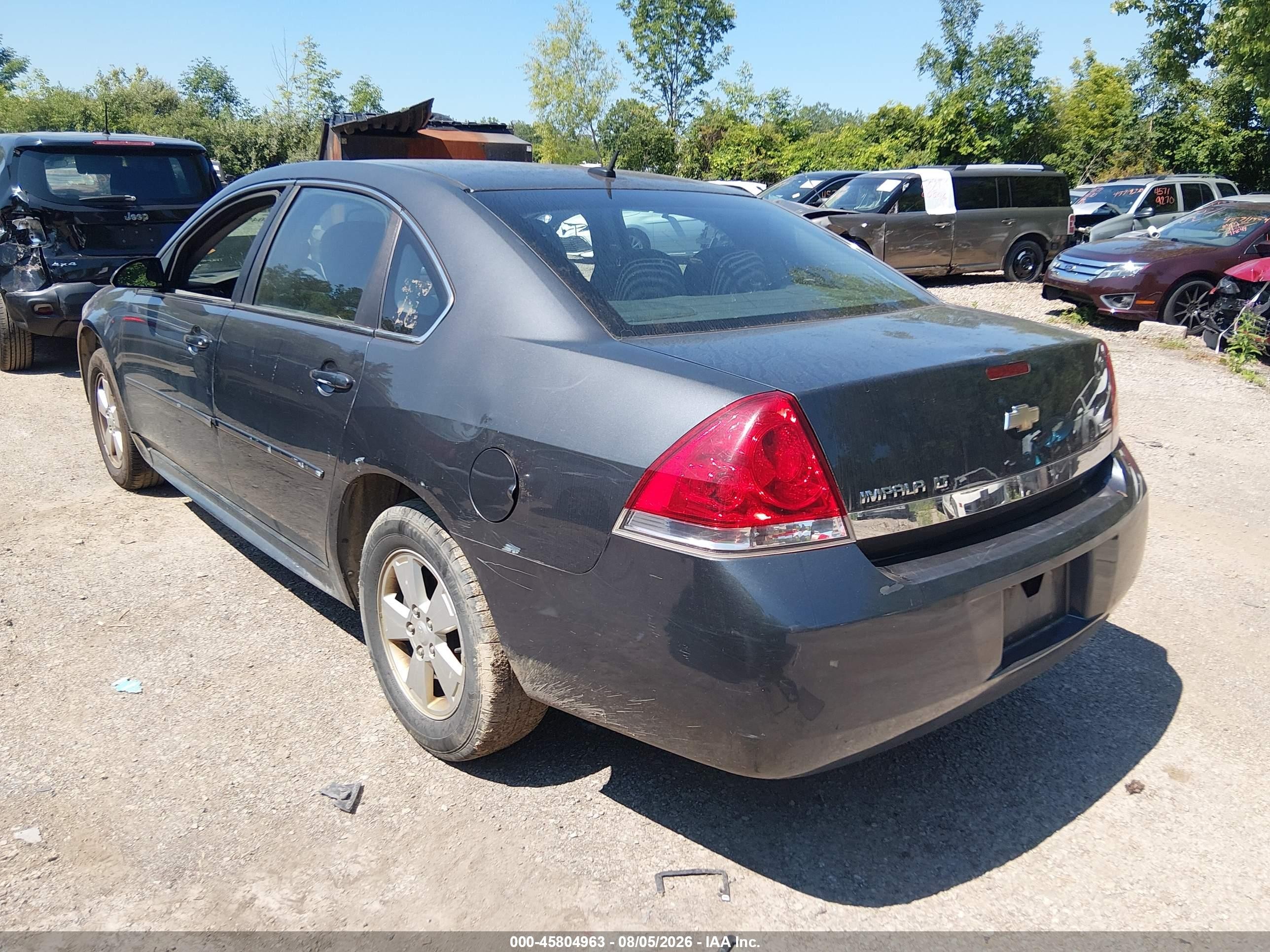 2011 Chevrolet Impala Lt Серый vin: 2G1WG5EK4B1166793