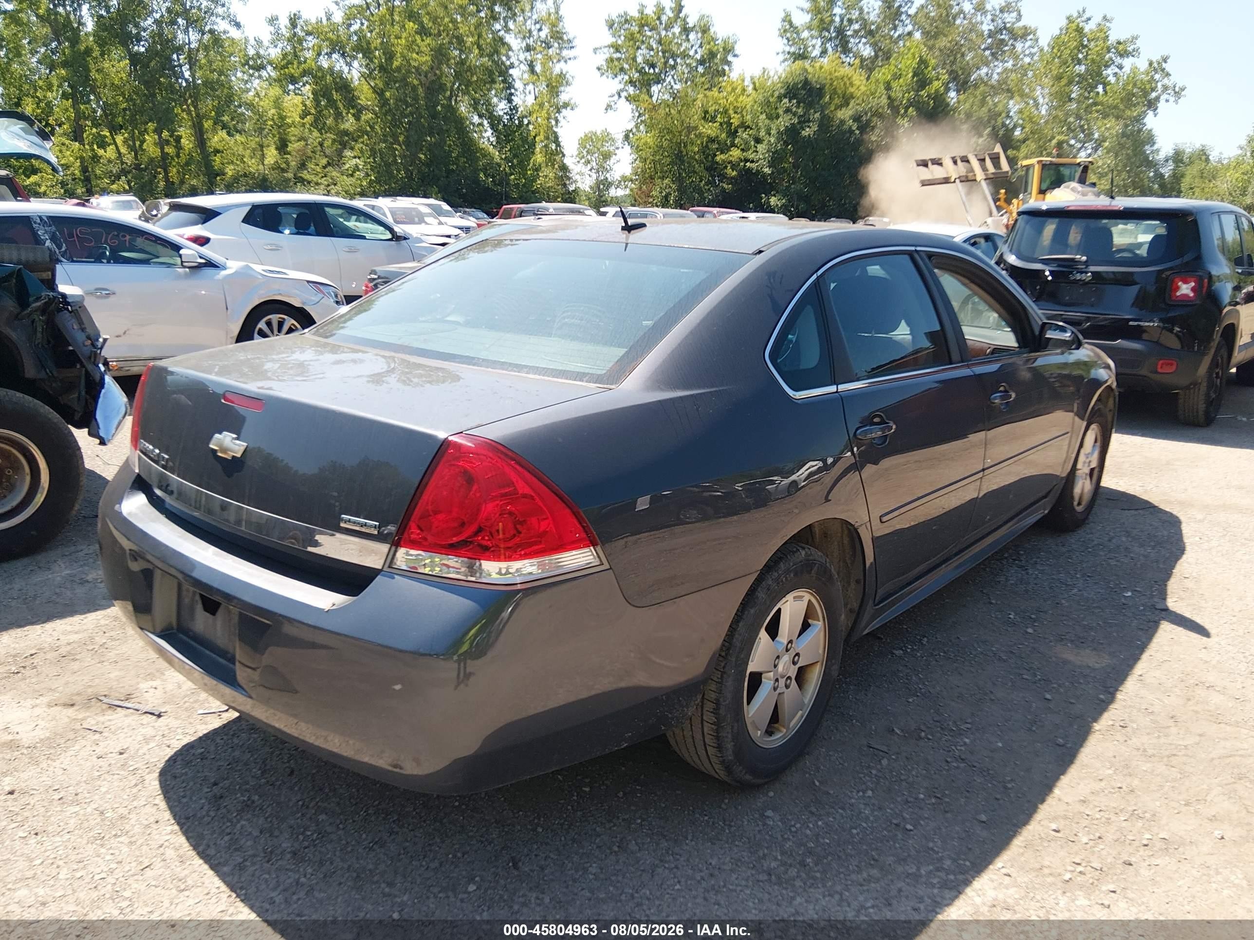 2011 Chevrolet Impala Lt Серый vin: 2G1WG5EK4B1166793
