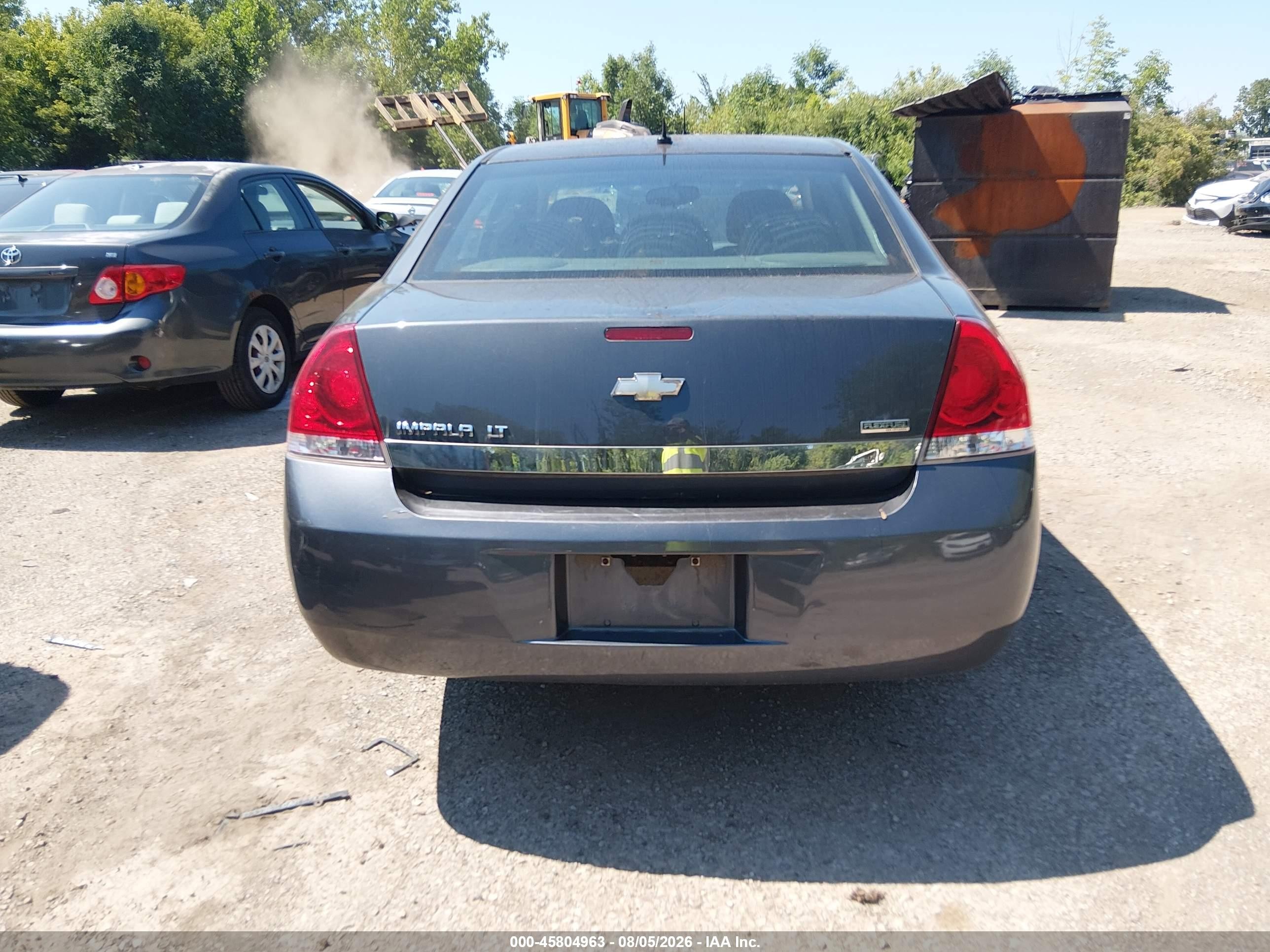 2011 Chevrolet Impala Lt Серый vin: 2G1WG5EK4B1166793