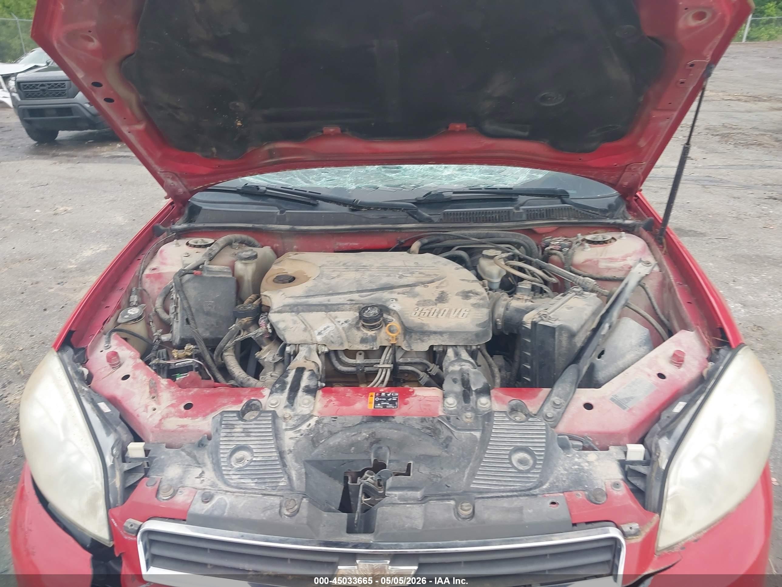2011 Chevrolet Impala Lt Красный vin: 2G1WG5EK4B1251505