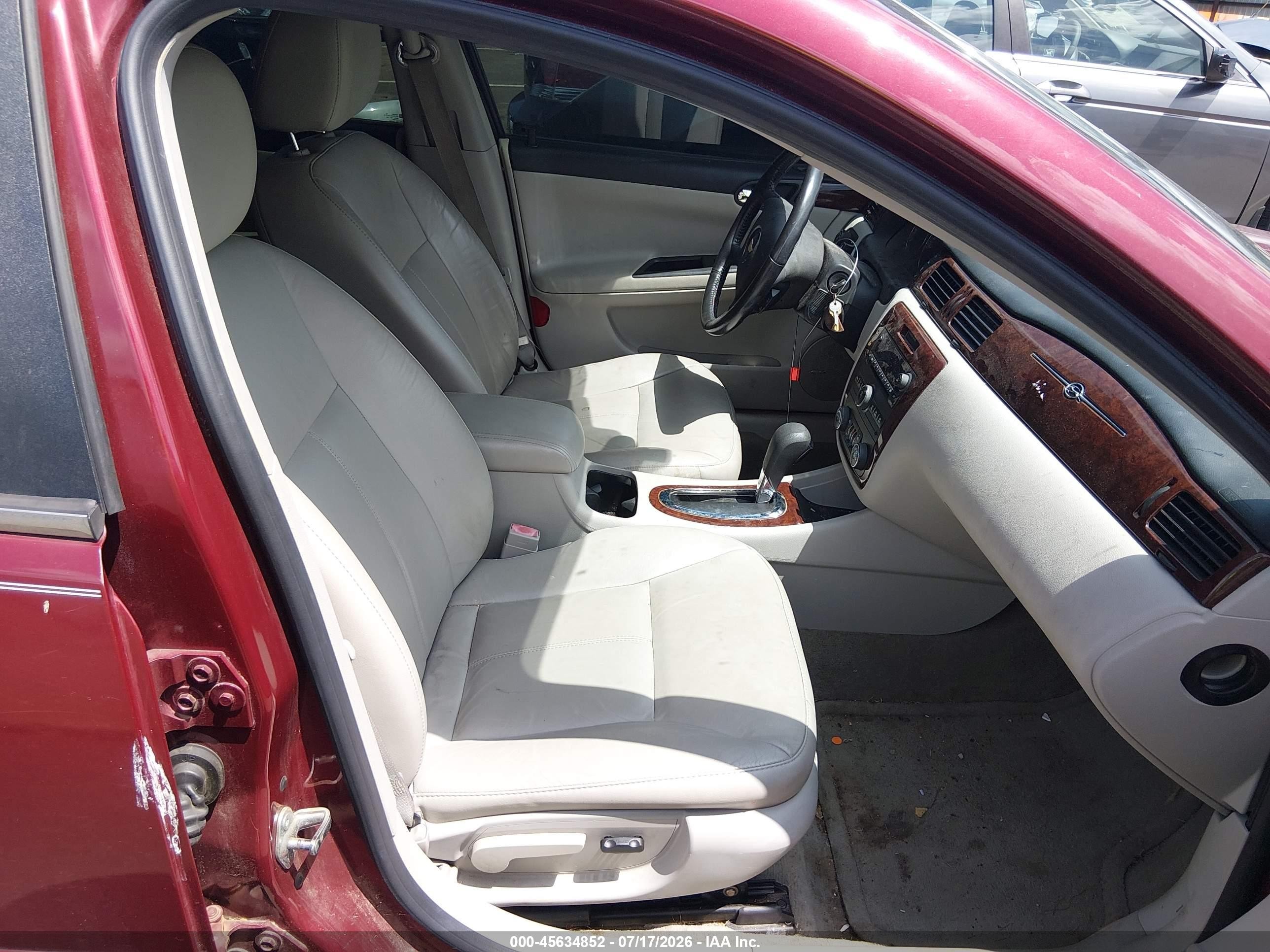 2011 Chevrolet Impala Lt Red vin: 2G1WG5EK4B1261791