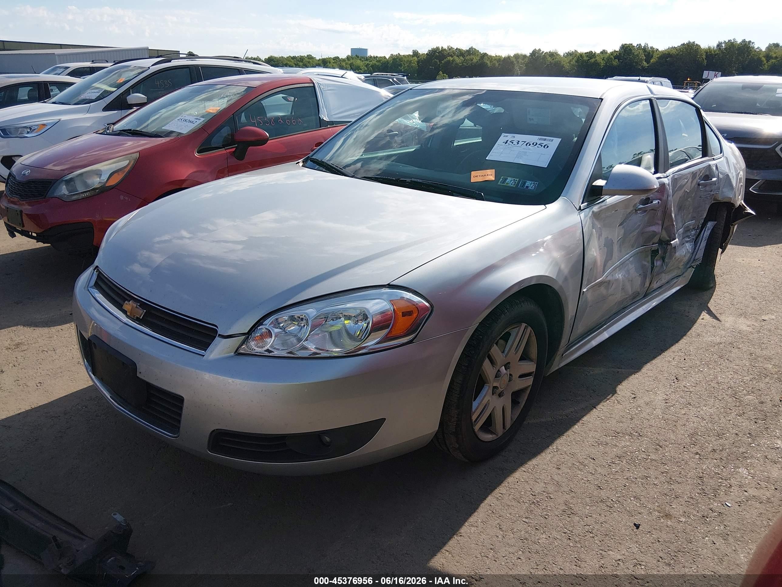 2011 Chevrolet Impala Lt Серебряный vin: 2G1WG5EK4B1298937