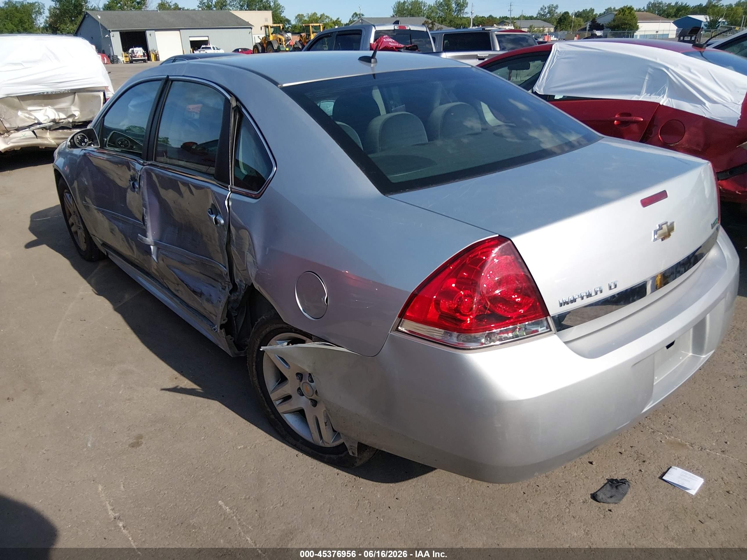 2011 Chevrolet Impala Lt Серебряный vin: 2G1WG5EK4B1298937