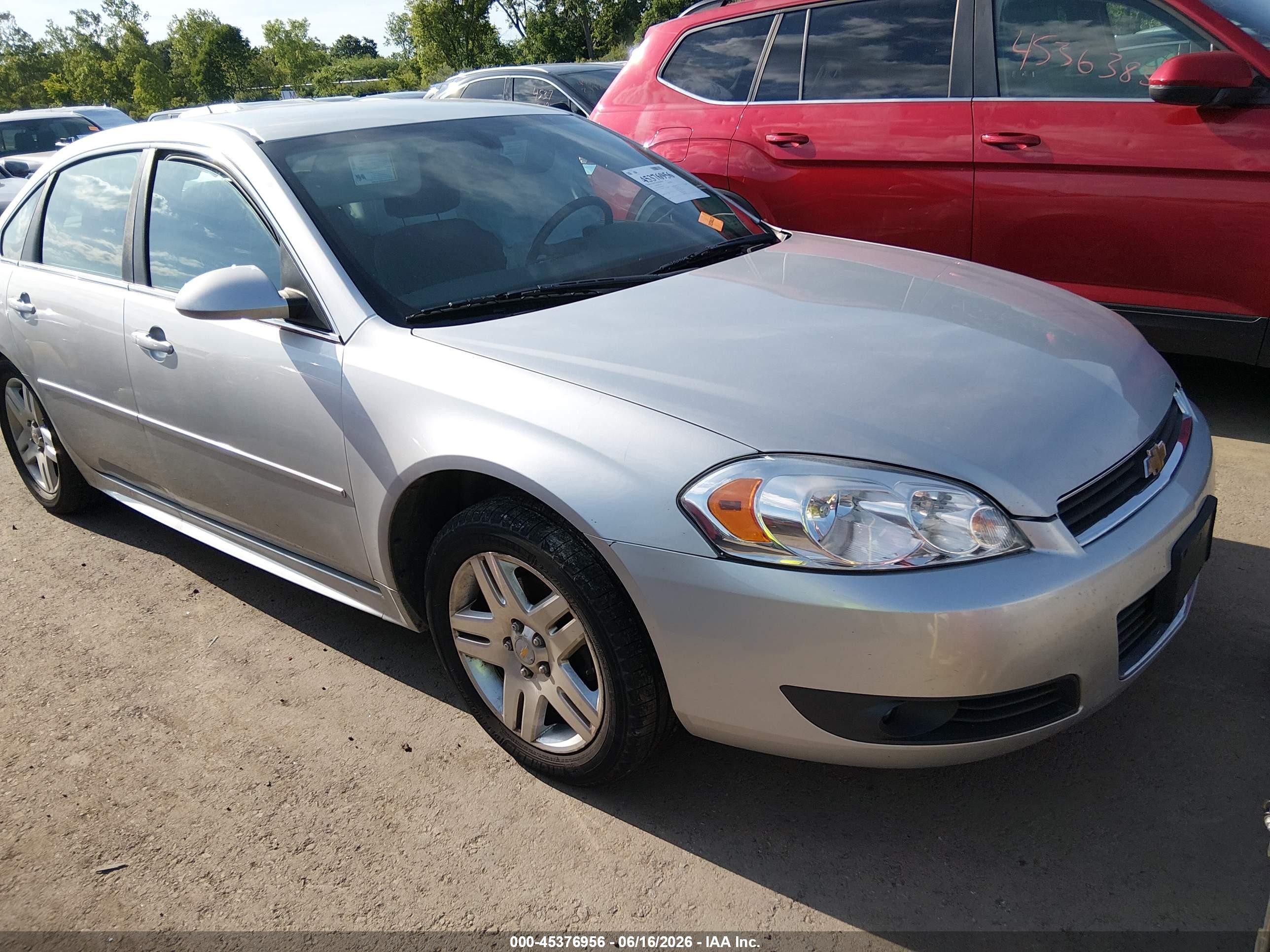 2011 Chevrolet Impala Lt Silver vin: 2G1WG5EK4B1298937