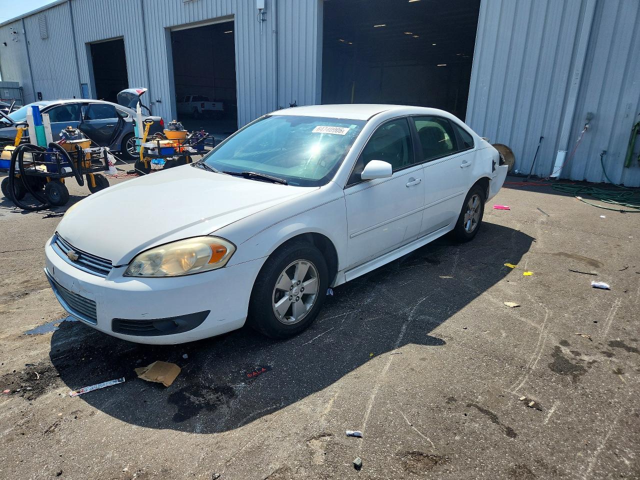2011 Chevrolet Impala Lt White vin: 2G1WG5EK5B1131602