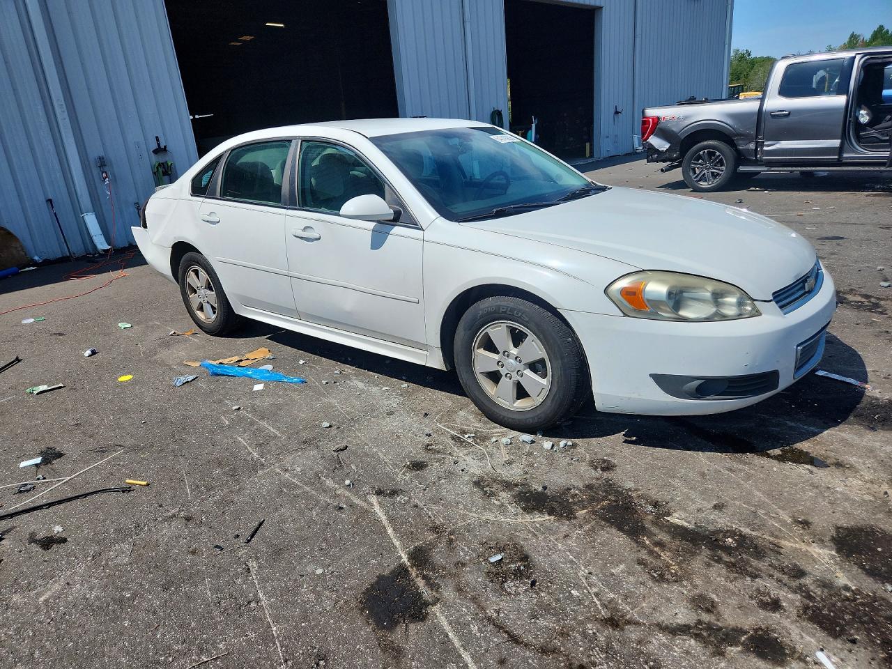 2011 Chevrolet Impala Lt White vin: 2G1WG5EK5B1131602