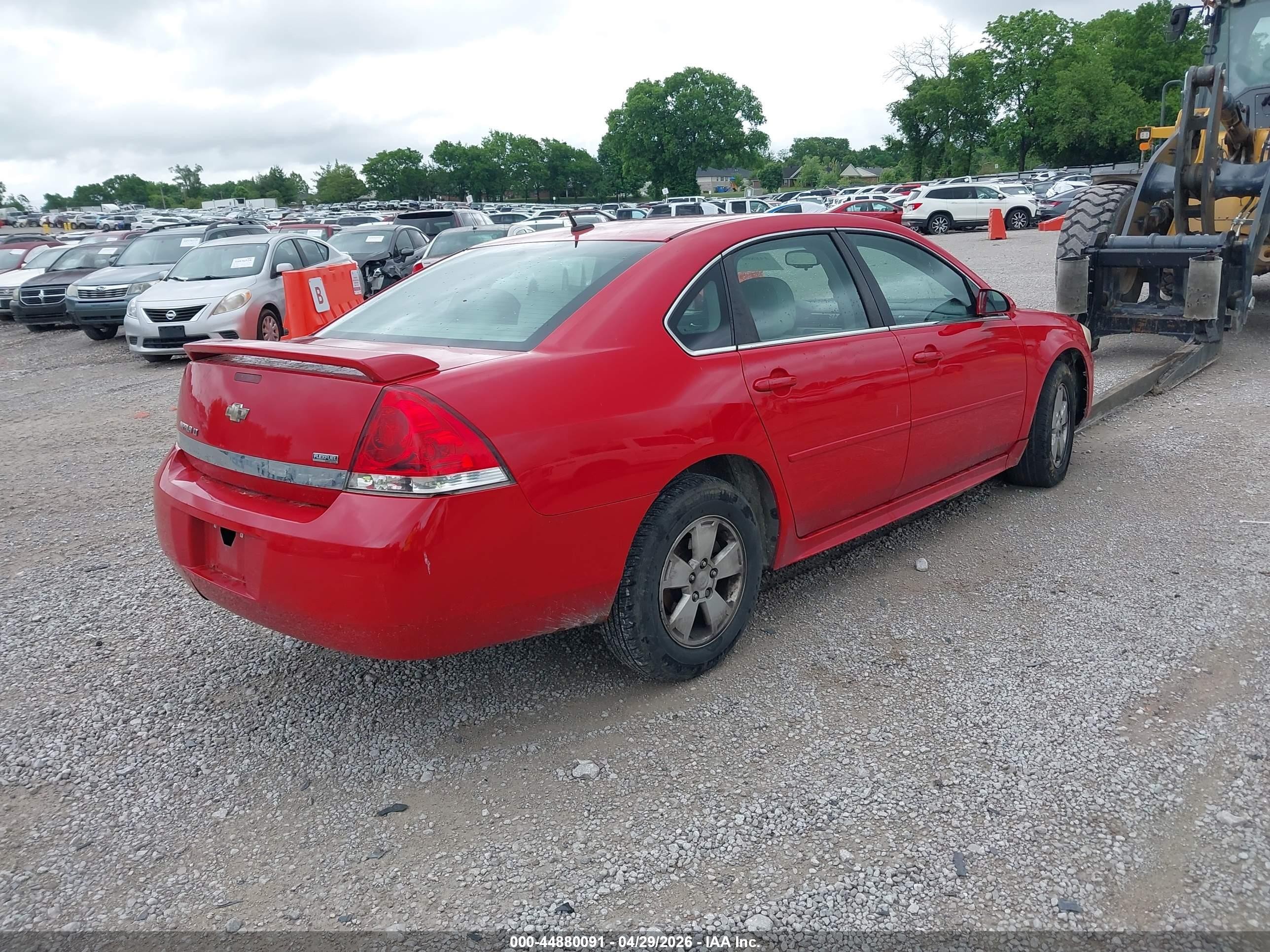 2011 Chevrolet Impala Lt Red vin: 2G1WG5EK5B1155141