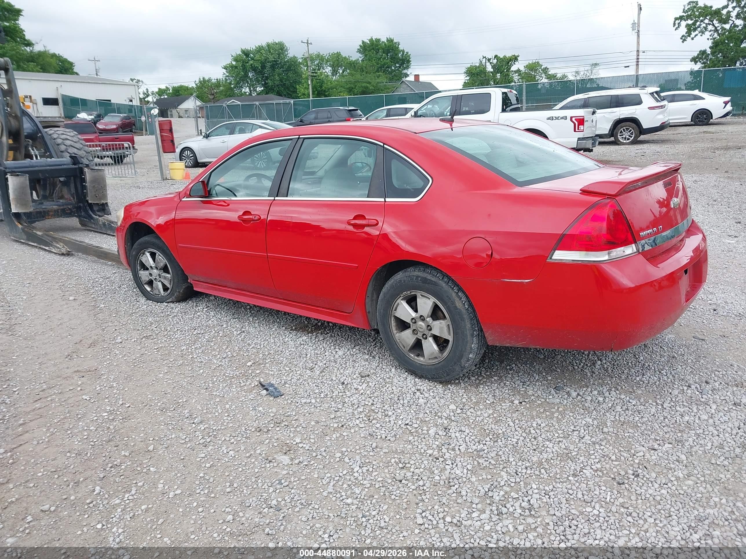 2011 Chevrolet Impala Lt Red vin: 2G1WG5EK5B1155141