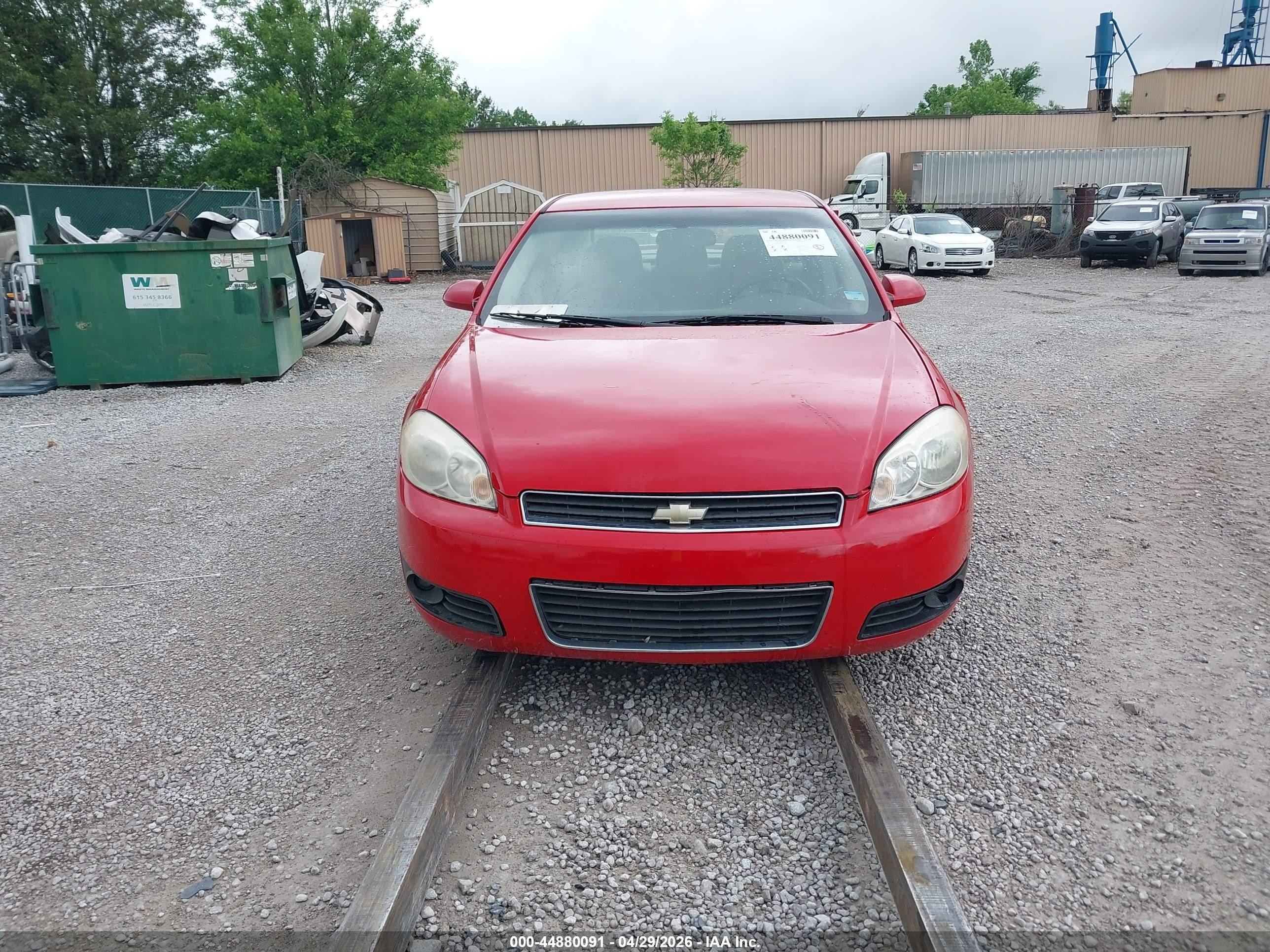 2011 Chevrolet Impala Lt Red vin: 2G1WG5EK5B1155141