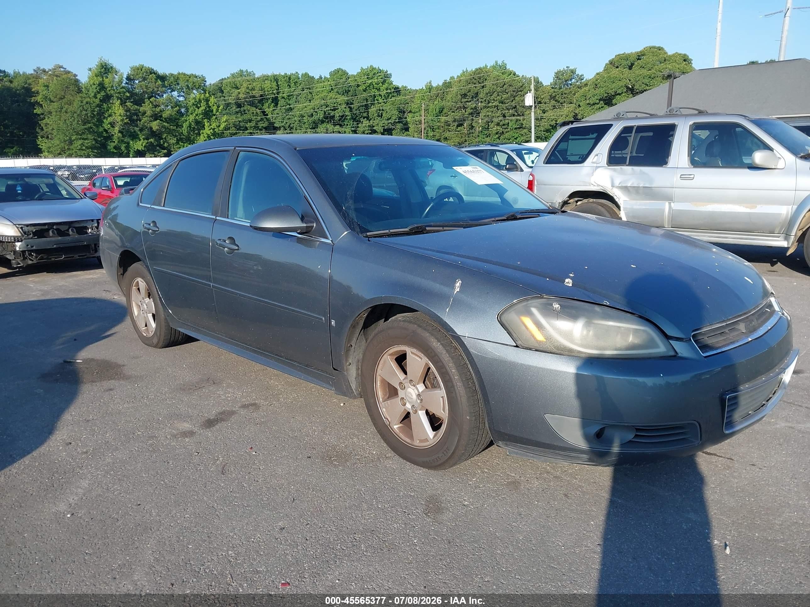 2011 Chevrolet Impala Lt Green vin: 2G1WG5EK5B1156547