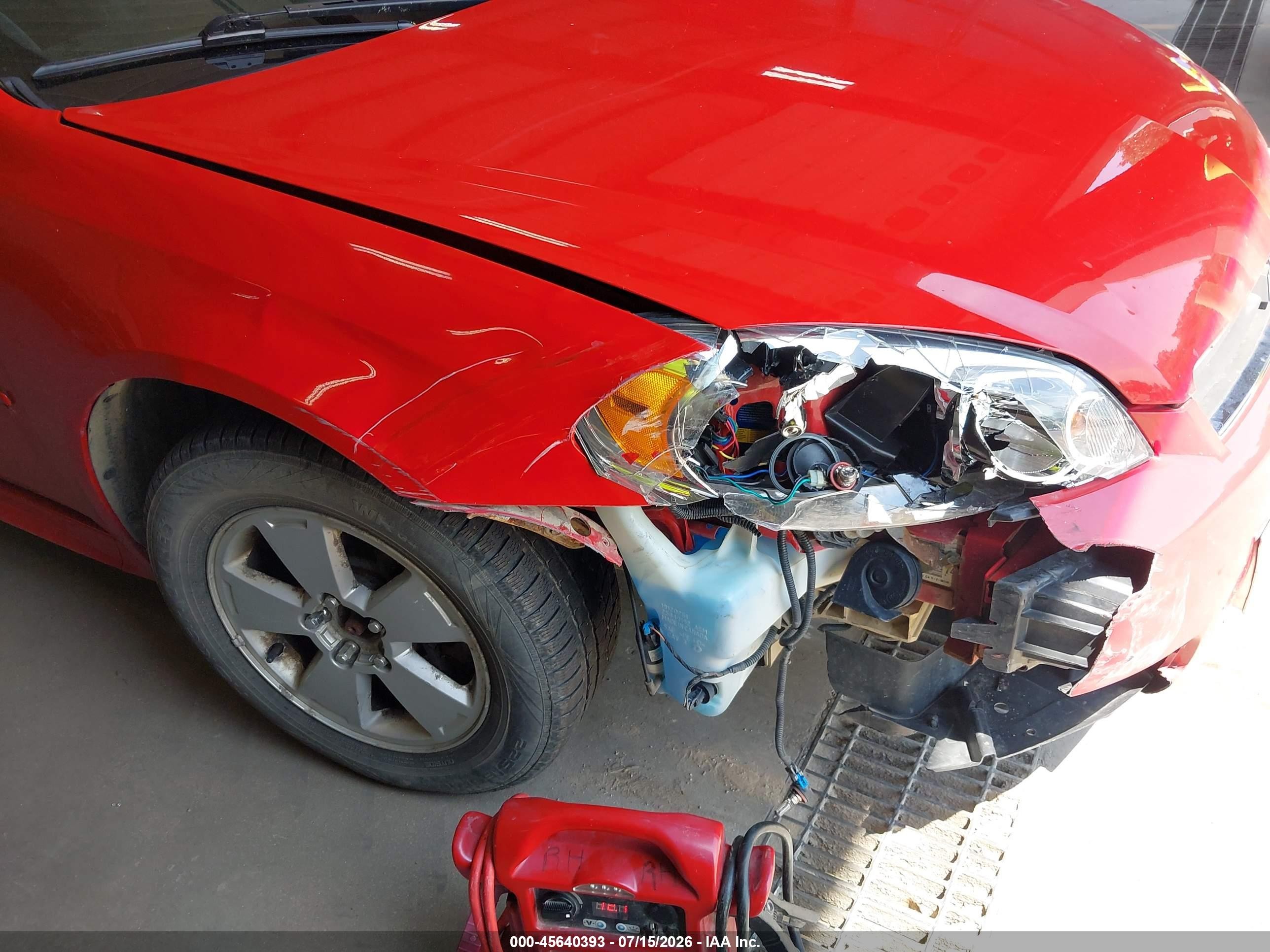 2011 Chevrolet Impala Lt Red vin: 2G1WG5EK5B1179861